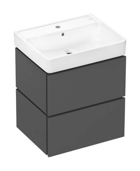 Hansgrohe Xilesa E lavabo avec meuble 60 cm grise 54396760