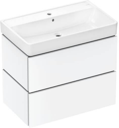 Hansgrohe Xilesa E lavabo avec meuble 80 cm blanche 54397700