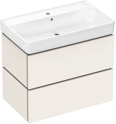 Hansgrohe Xilesa E lavabo avec meuble 80 cm beige 54397780