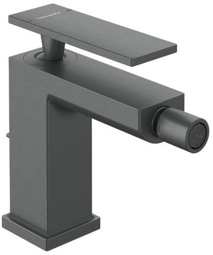 Hansgrohe Tecturis E mitigeur de bidet sur pied noir 73200340