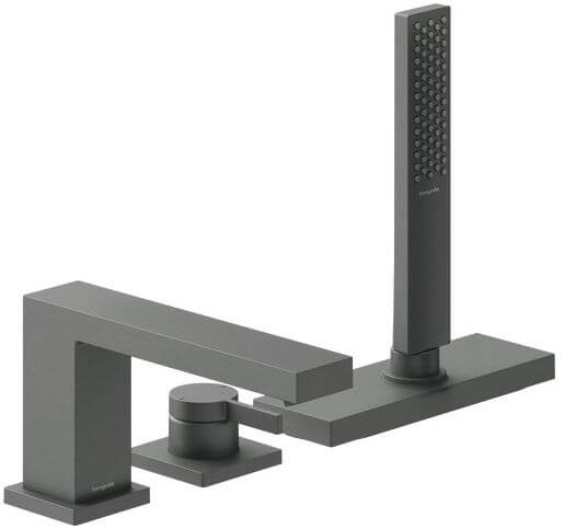 Hansgrohe Tecturis E mitigeur bain-douche pour baignoire noir 73443340
