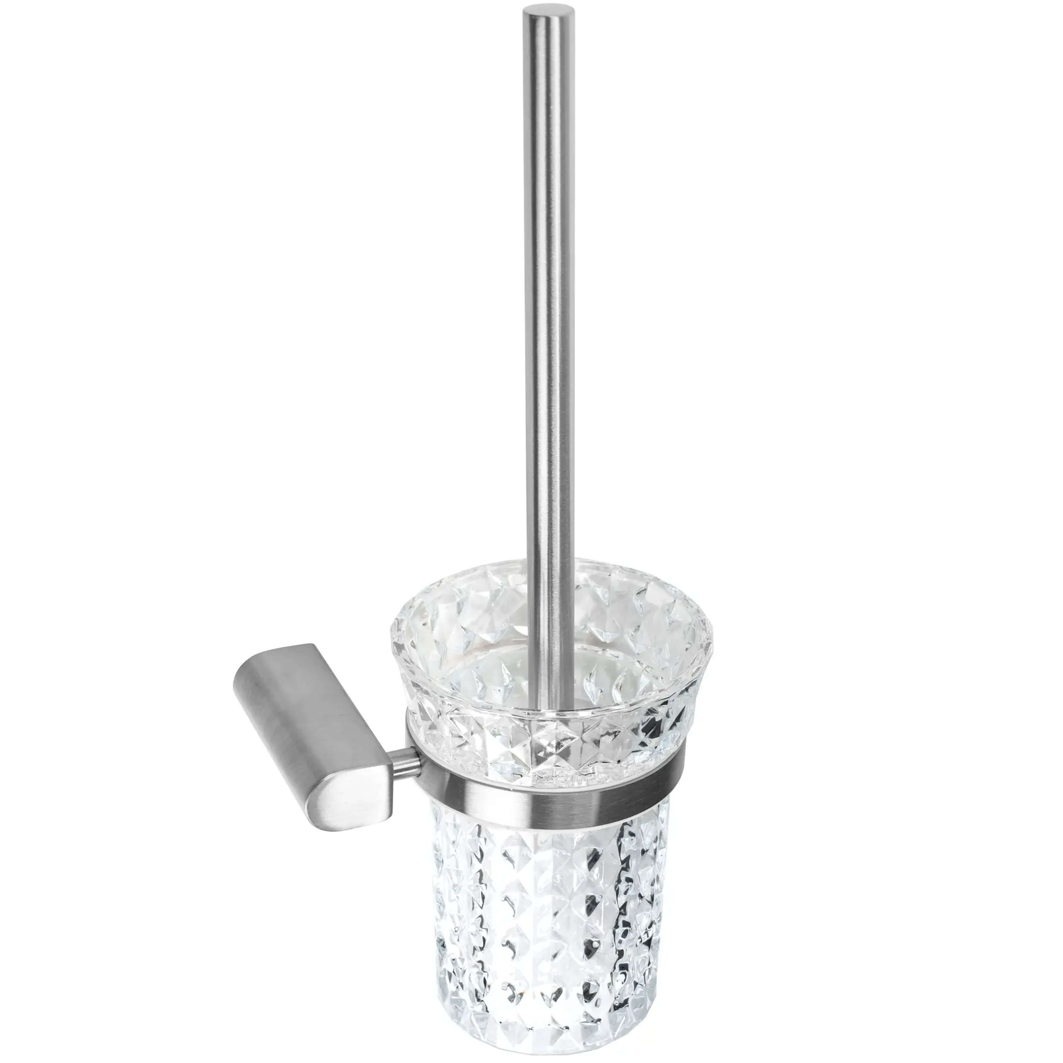Rea Cristal brosse wc à visser acier REA-77061