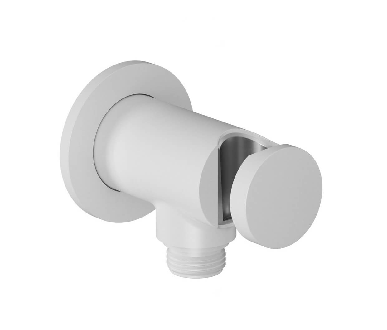 Ravak raccord coudé avec support blanc X070564