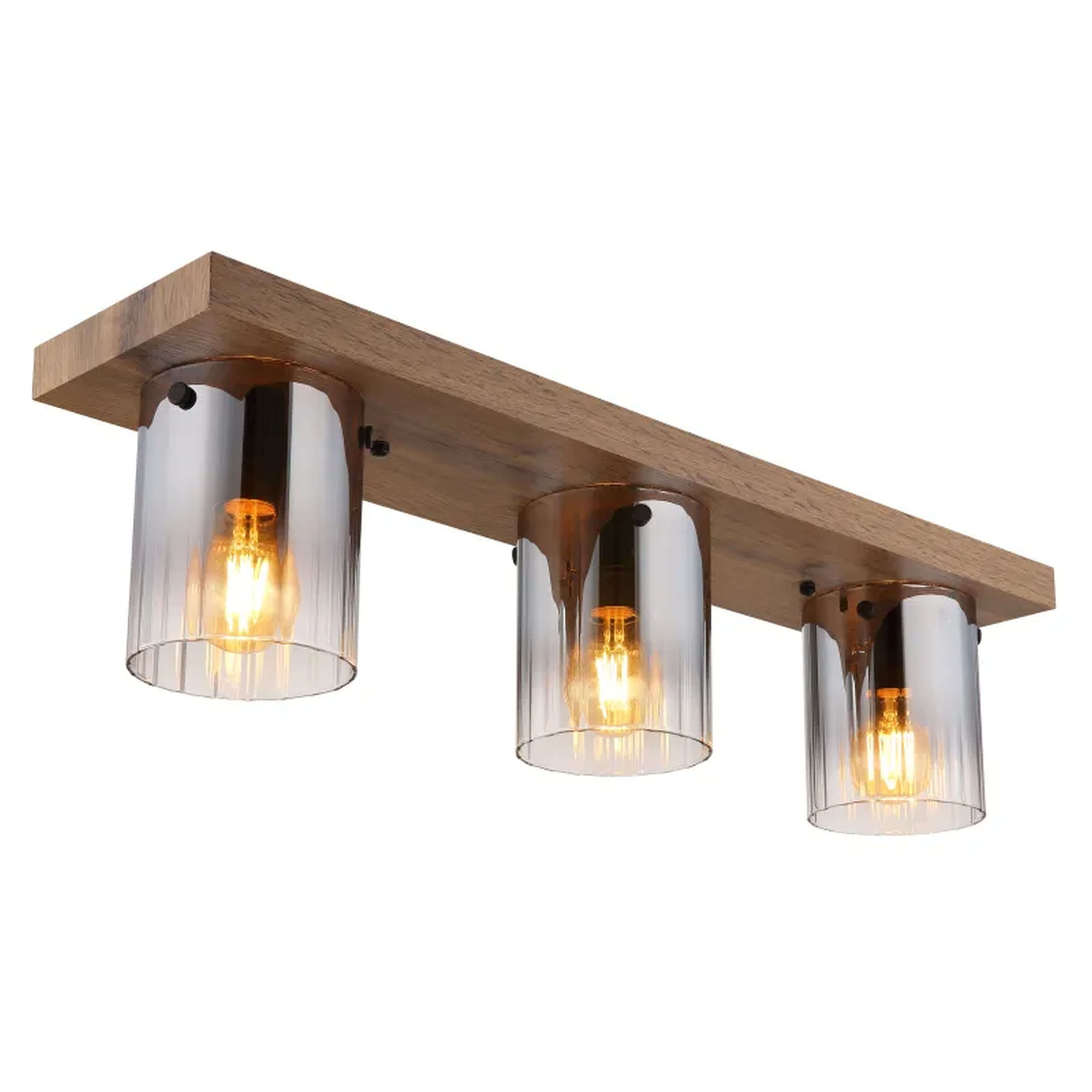 Globo Lighting Underwood plafonnier 3x40 W bois-marron 15915-3