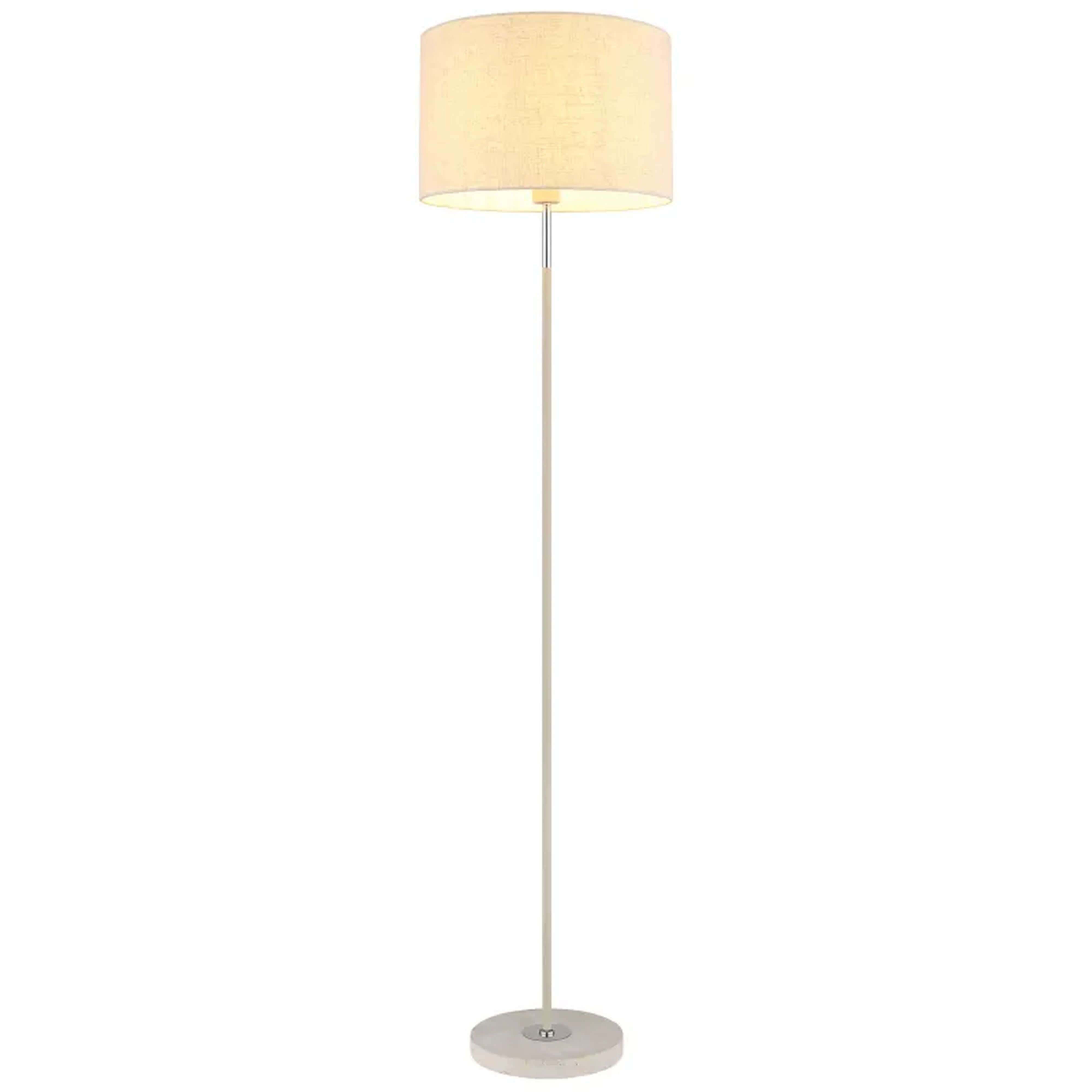 Globo Lighting Deleon lampadaire 1x60 W sable-crème 15968S