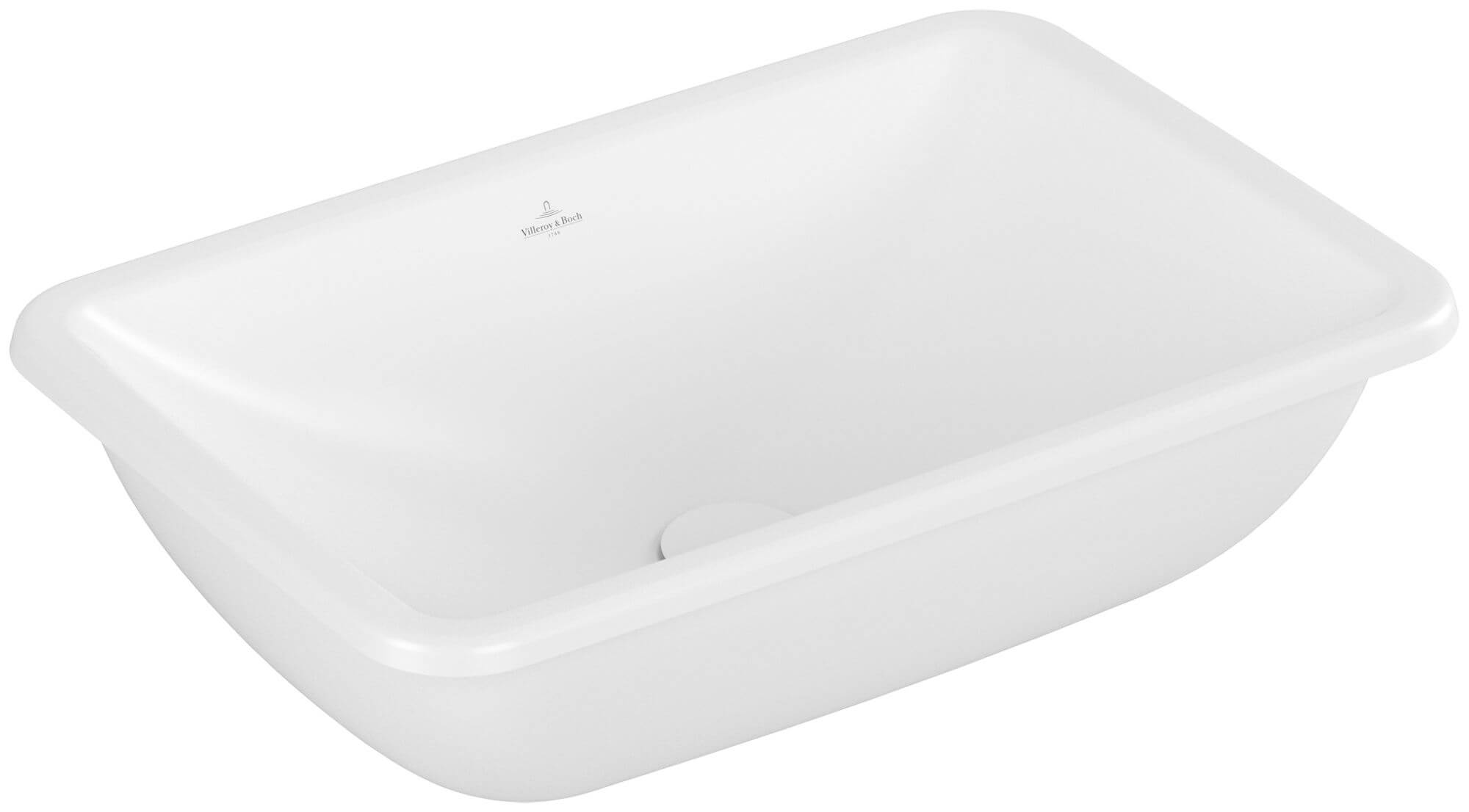 Villeroy & Boch Loop & Friends lavabo 54x34 cm rectangulaire sous plan blanc brillant 4A5700RW