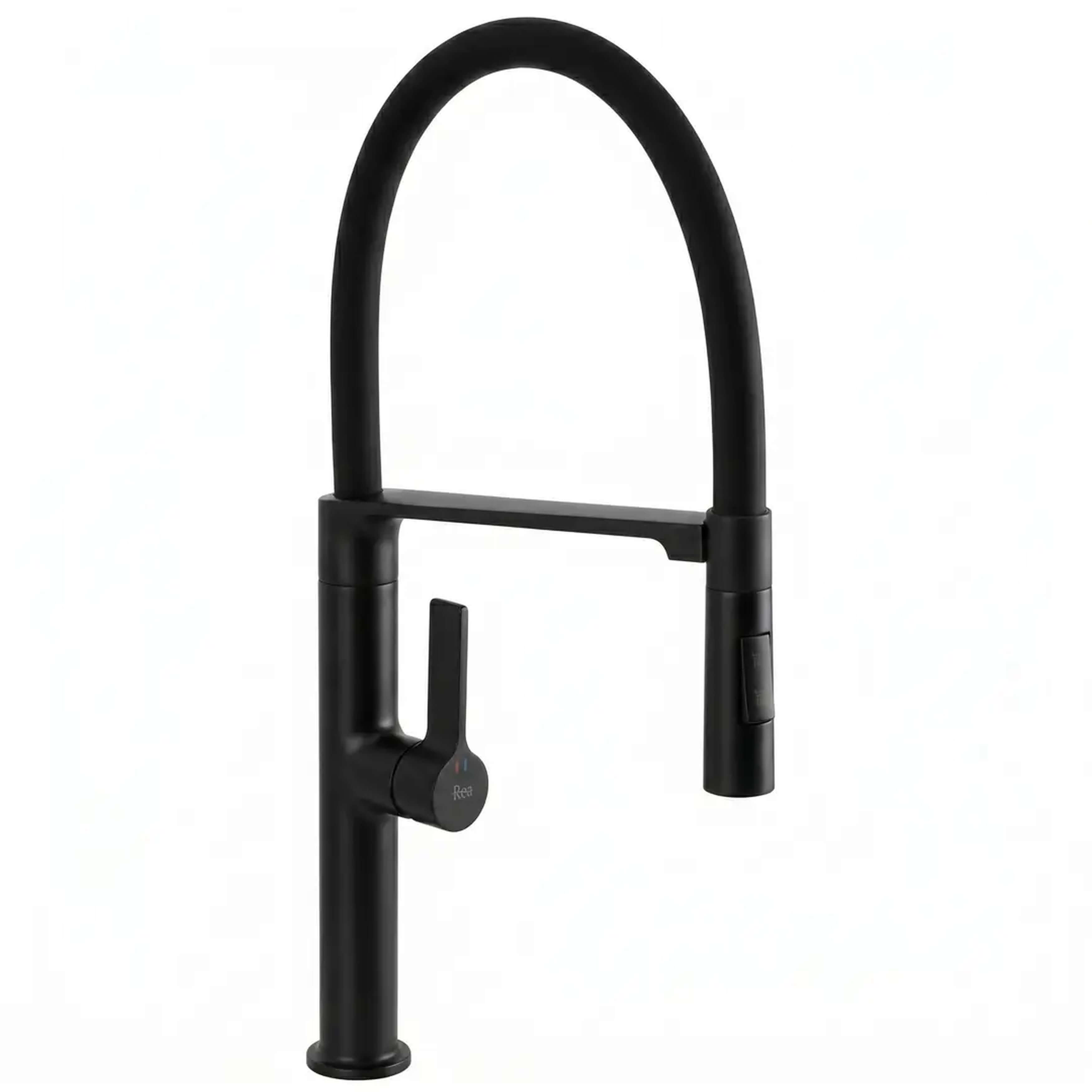 Rea Lago mitigeur de cuisine sur pied noir REA-B9333