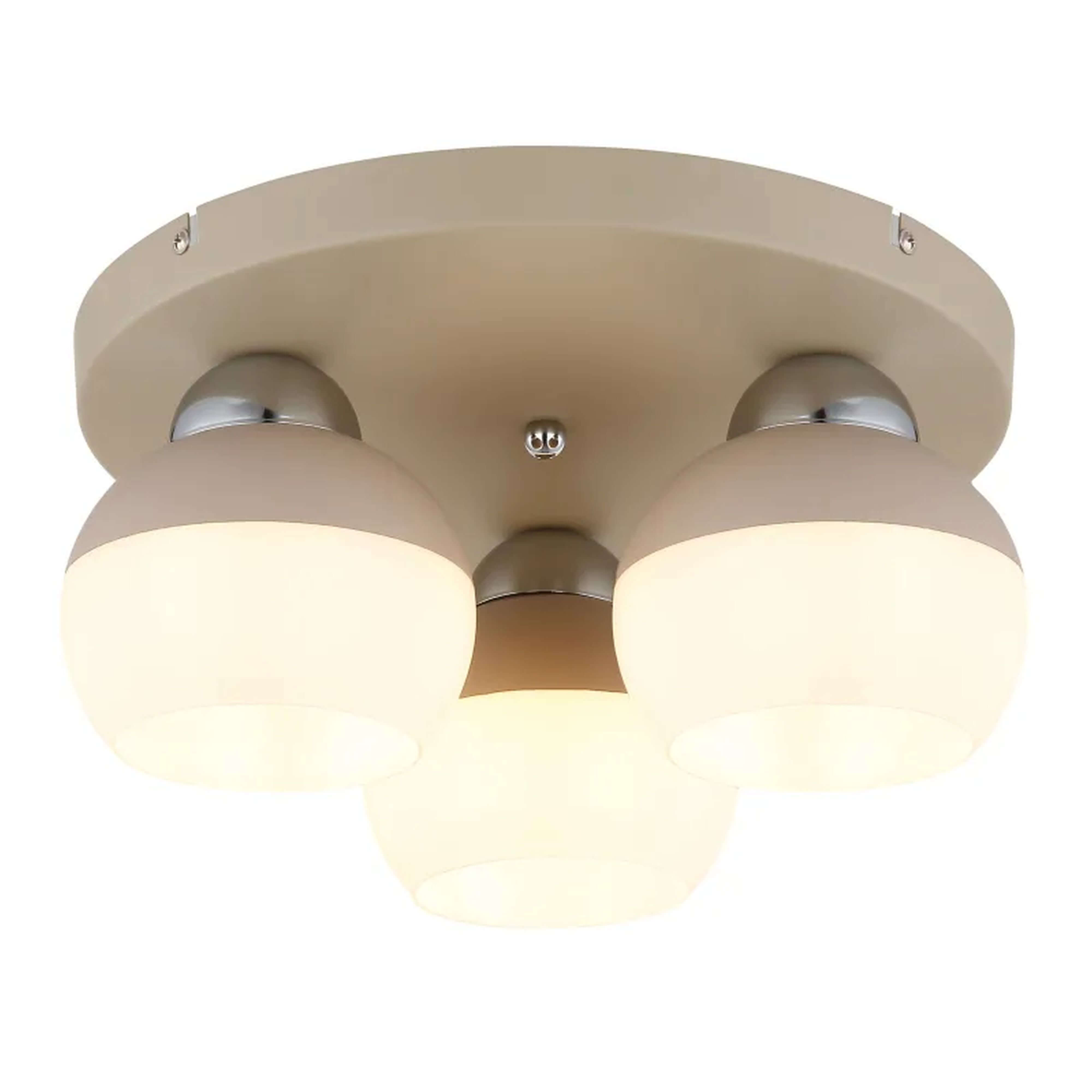 Globo Lighting Ragusa plafonnier 3x60 W sable 15999-3D