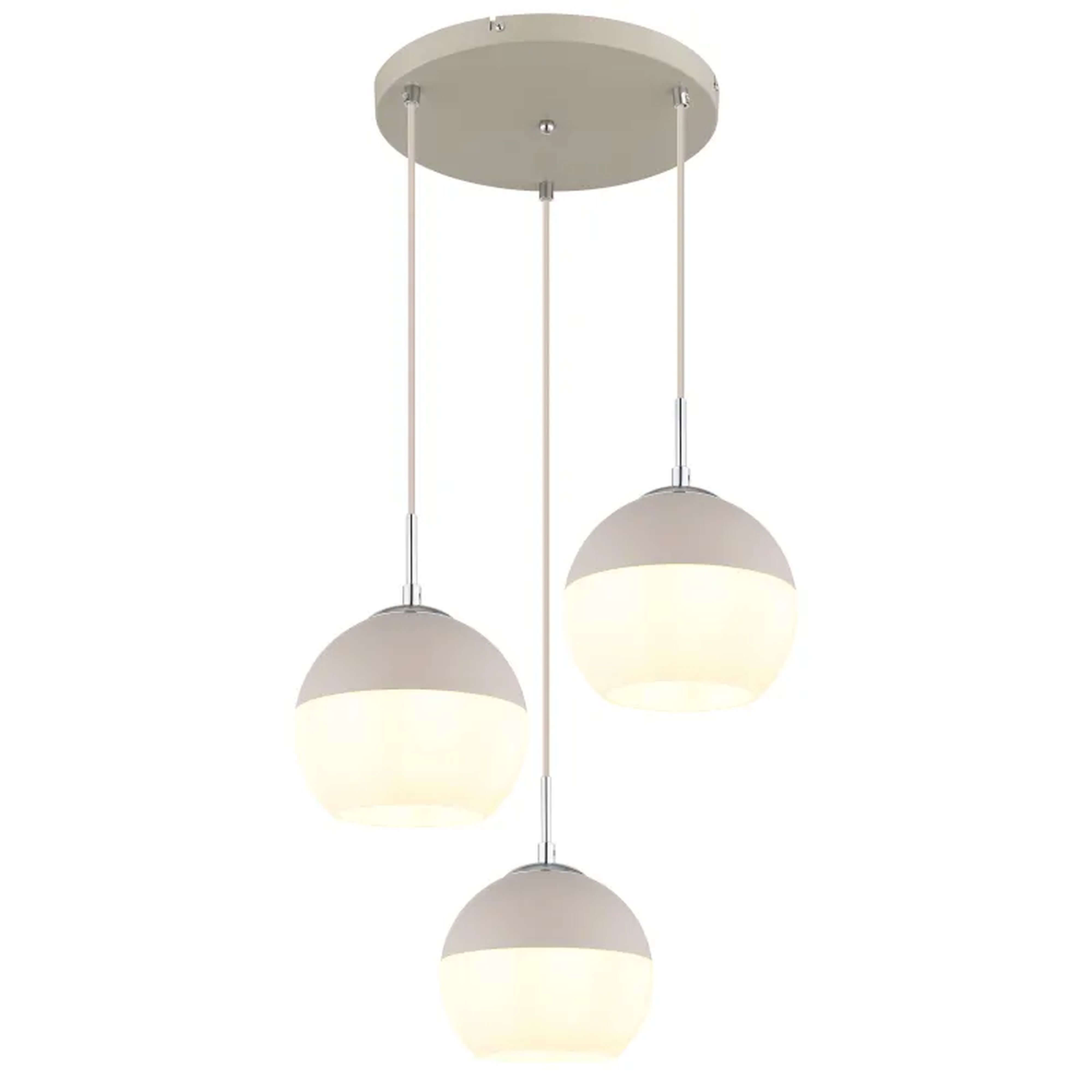 Globo Lighting Ragusa lampe suspendue 3x60 W sable 15999-3HR