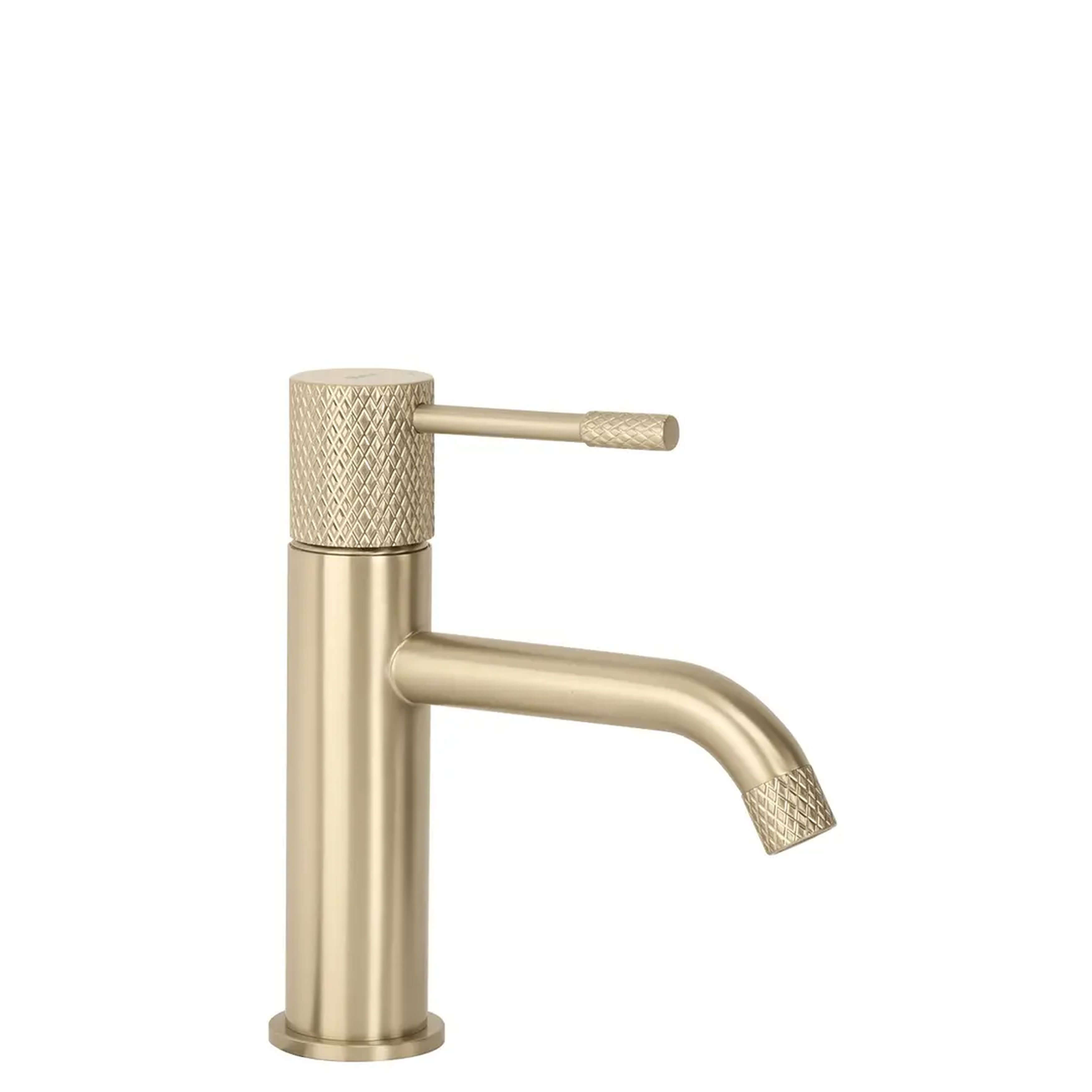 Rea Venti mitigeur de lavabo sur pied doré REA-B9785