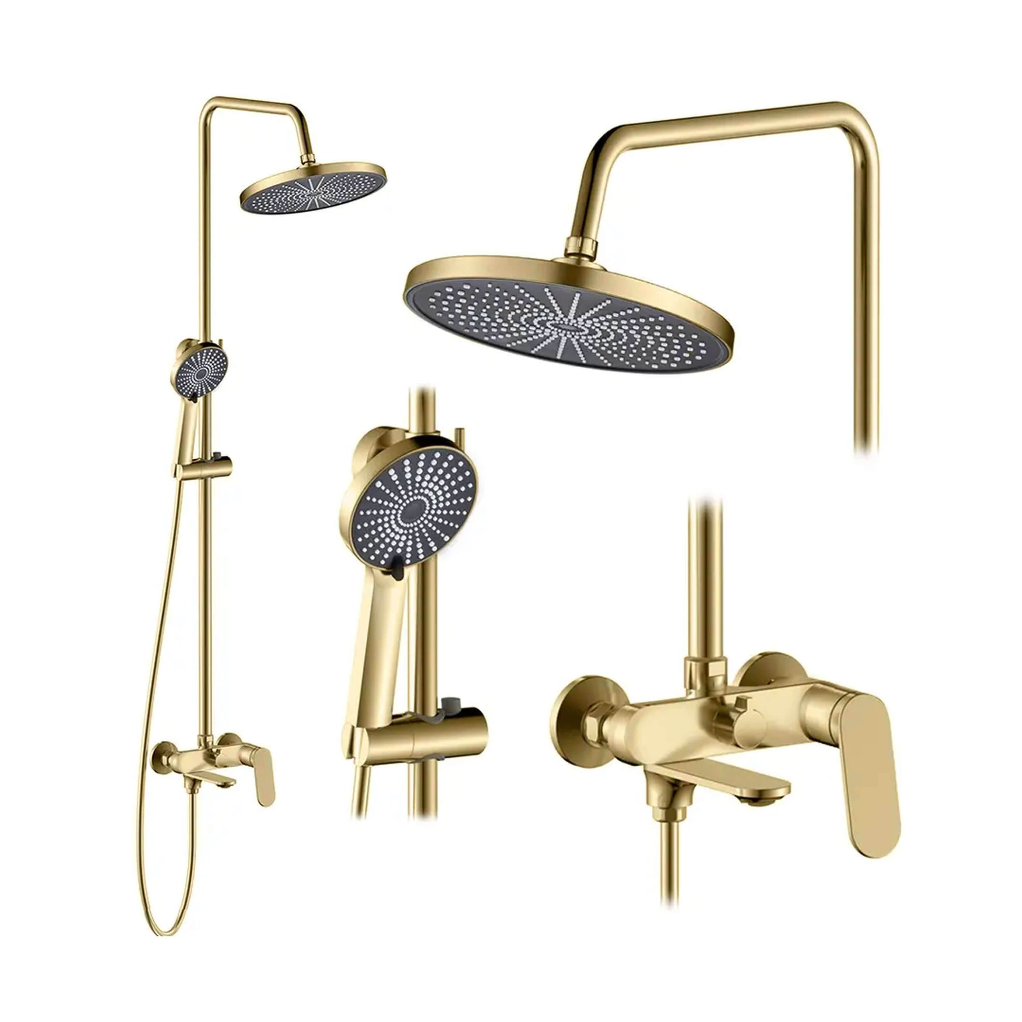 Rea Marco kit baignoire-douche mural oui doré REA-P8548