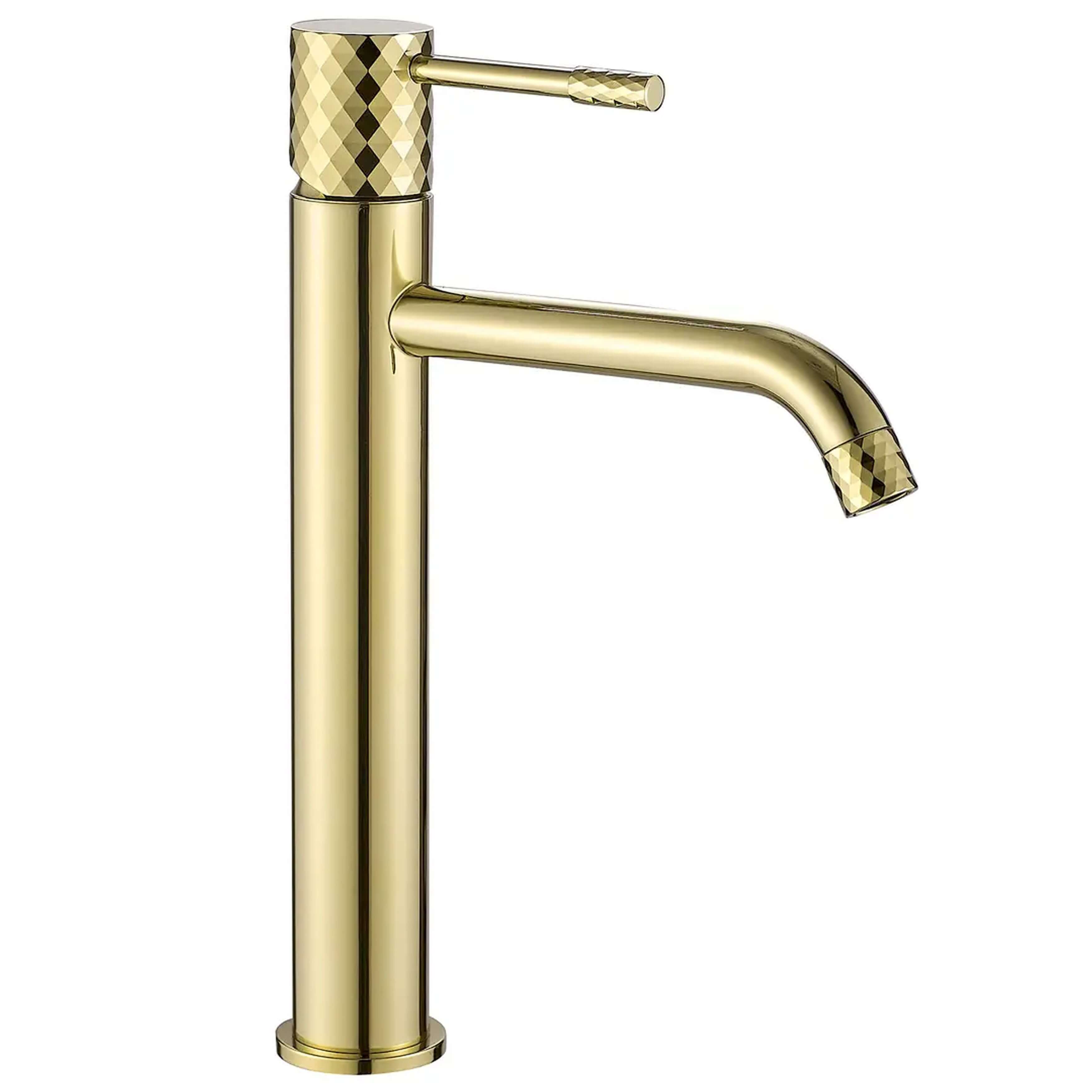 Rea Lungo mitigeur de lavabo sur pied doré REA-B8995