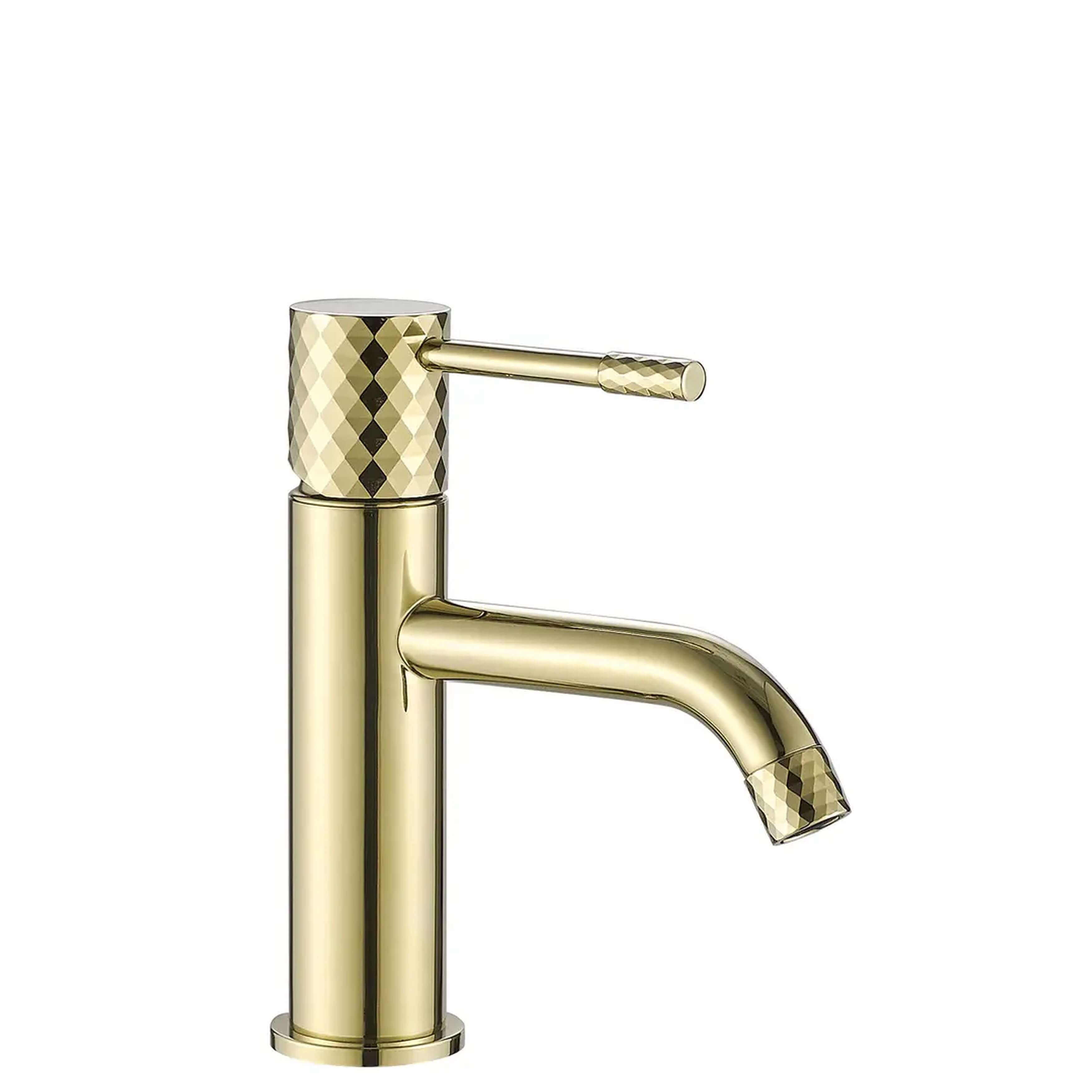 Rea Lungo mitigeur de lavabo sur pied doré REA-B8993