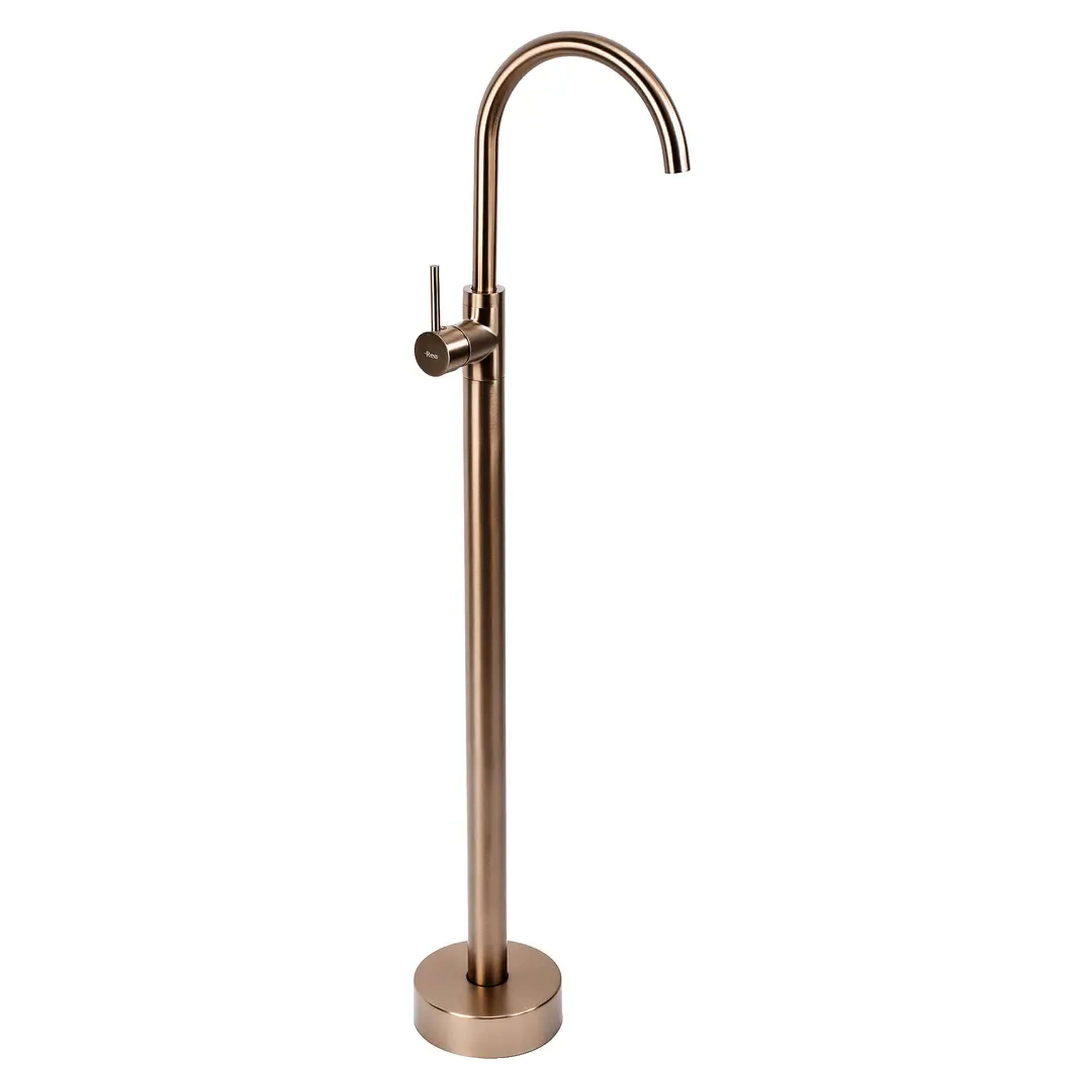 Rea Lungo mitigeur de lavabo au sol cuivre REA-B4303