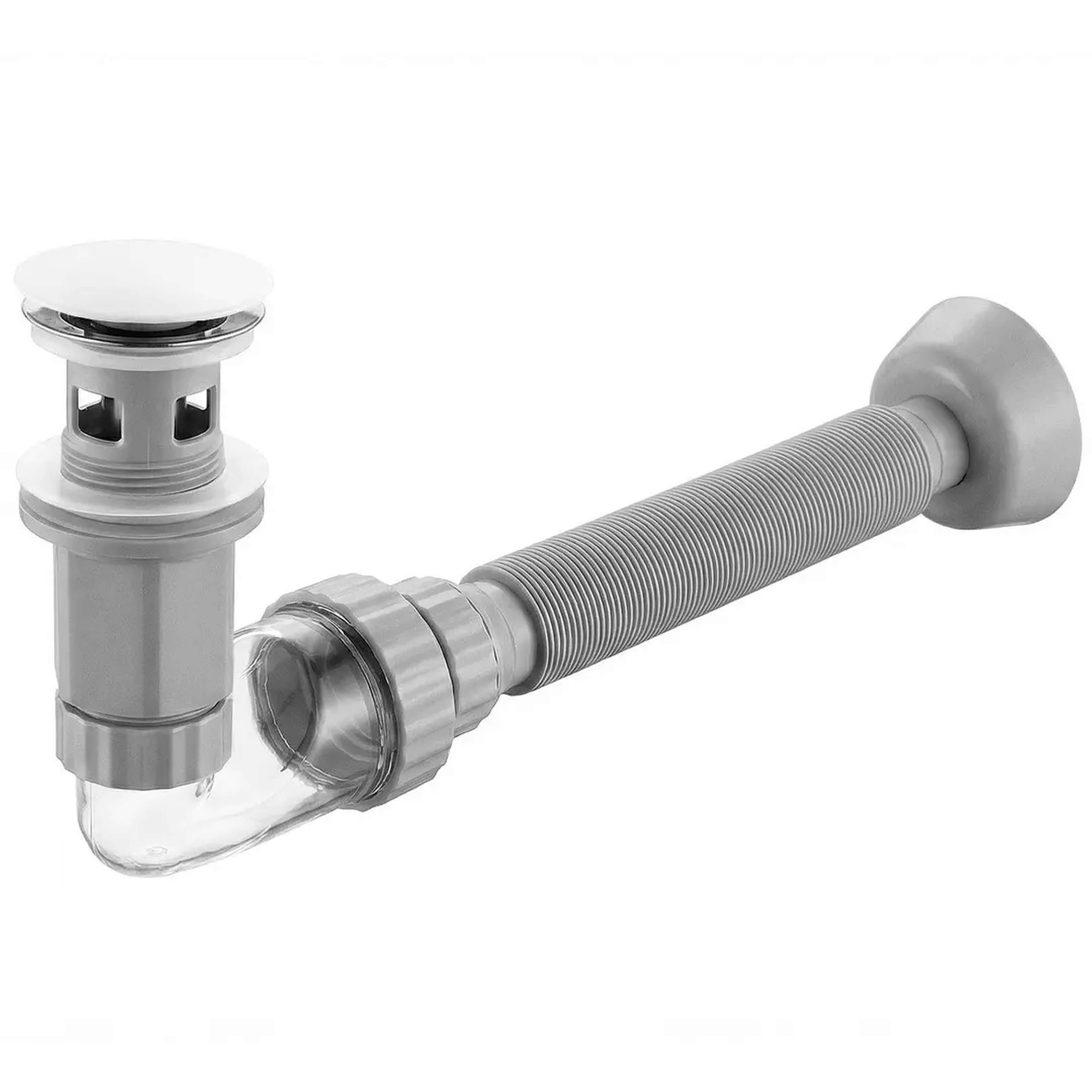 Rea Flow siphon de lavabo blanc REA-A9493