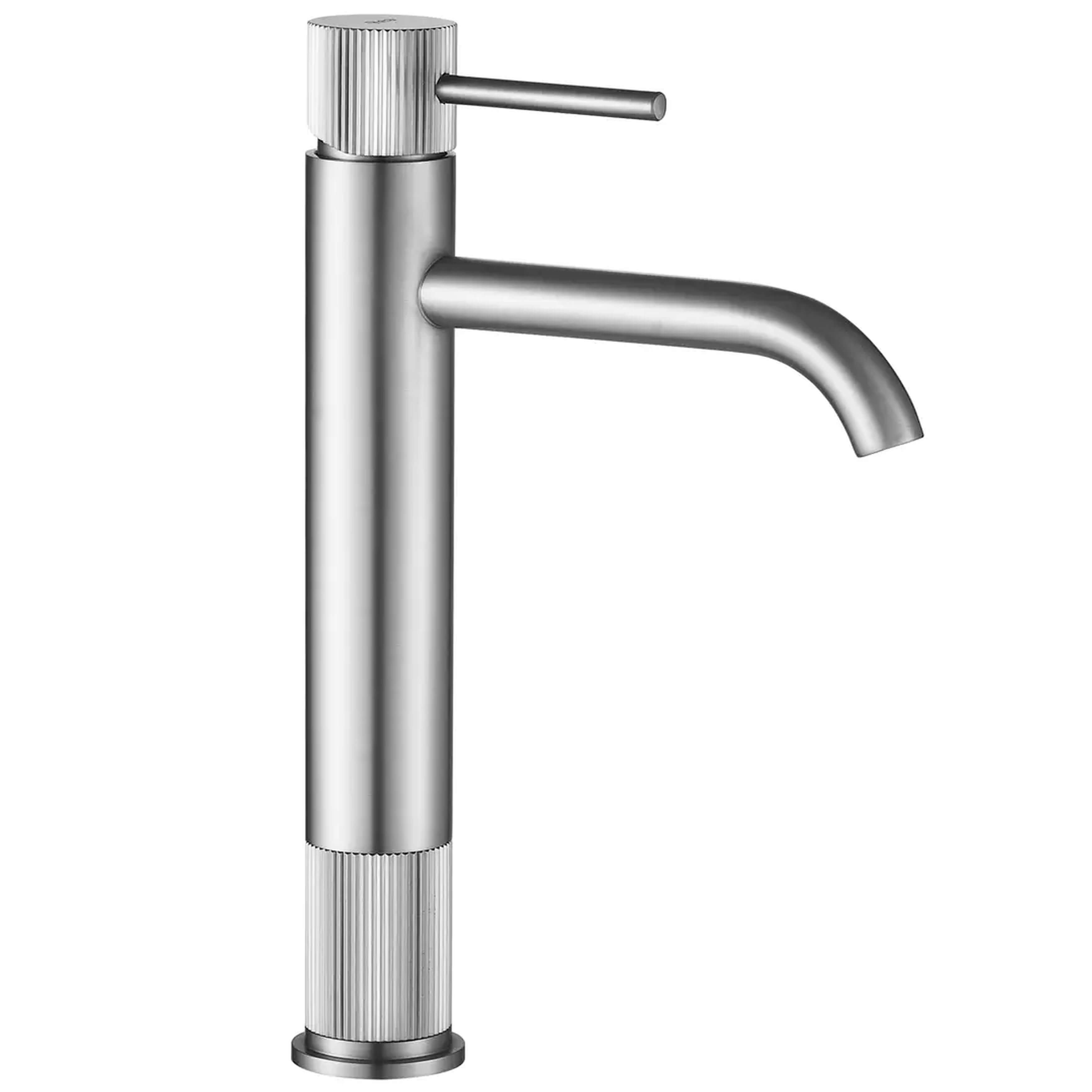 Rea Lungo Stripe mitigeur de lavabo sur pied nickel REA-B8053