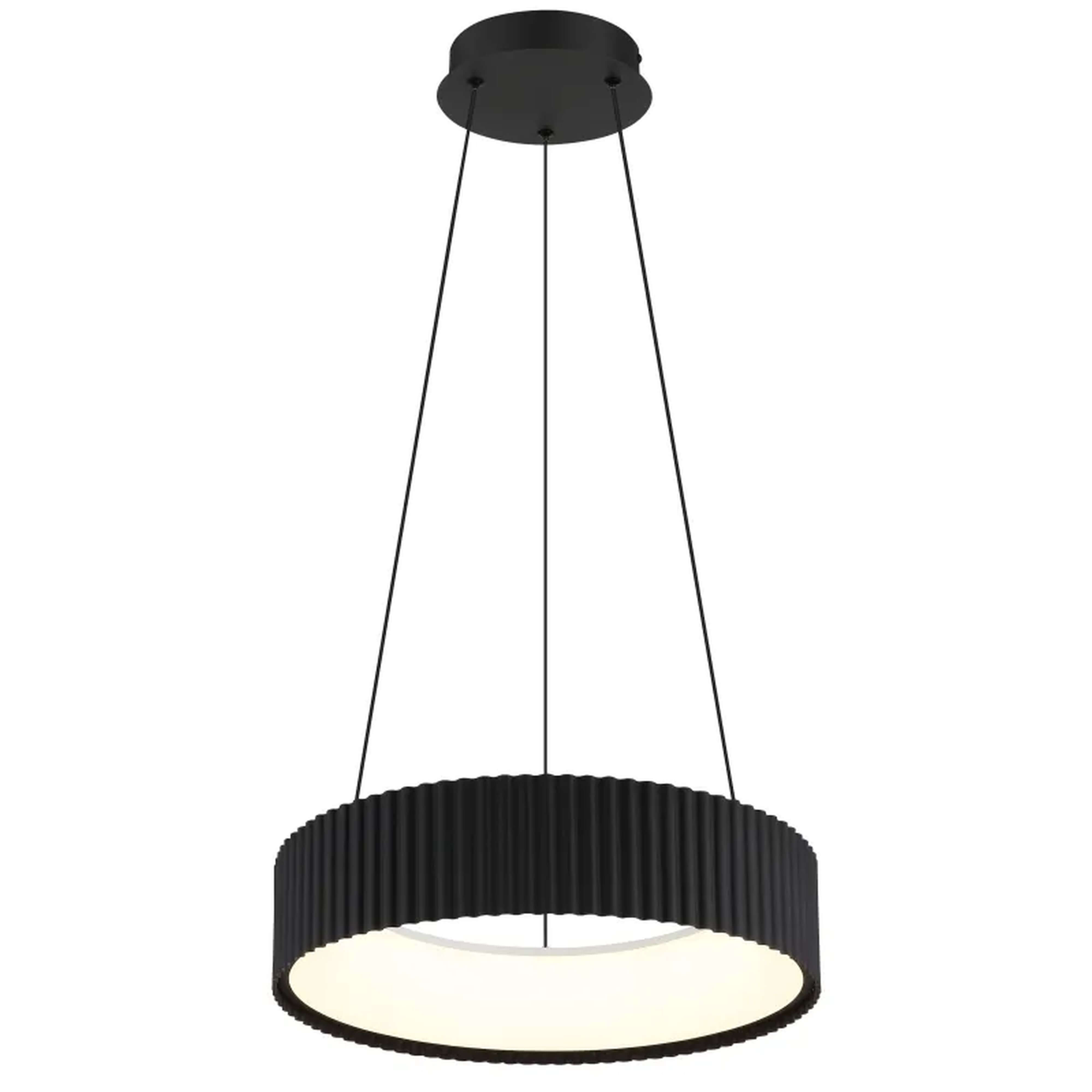Globo Lighting Kemp lampe suspendue 1x45 W noir 15924S