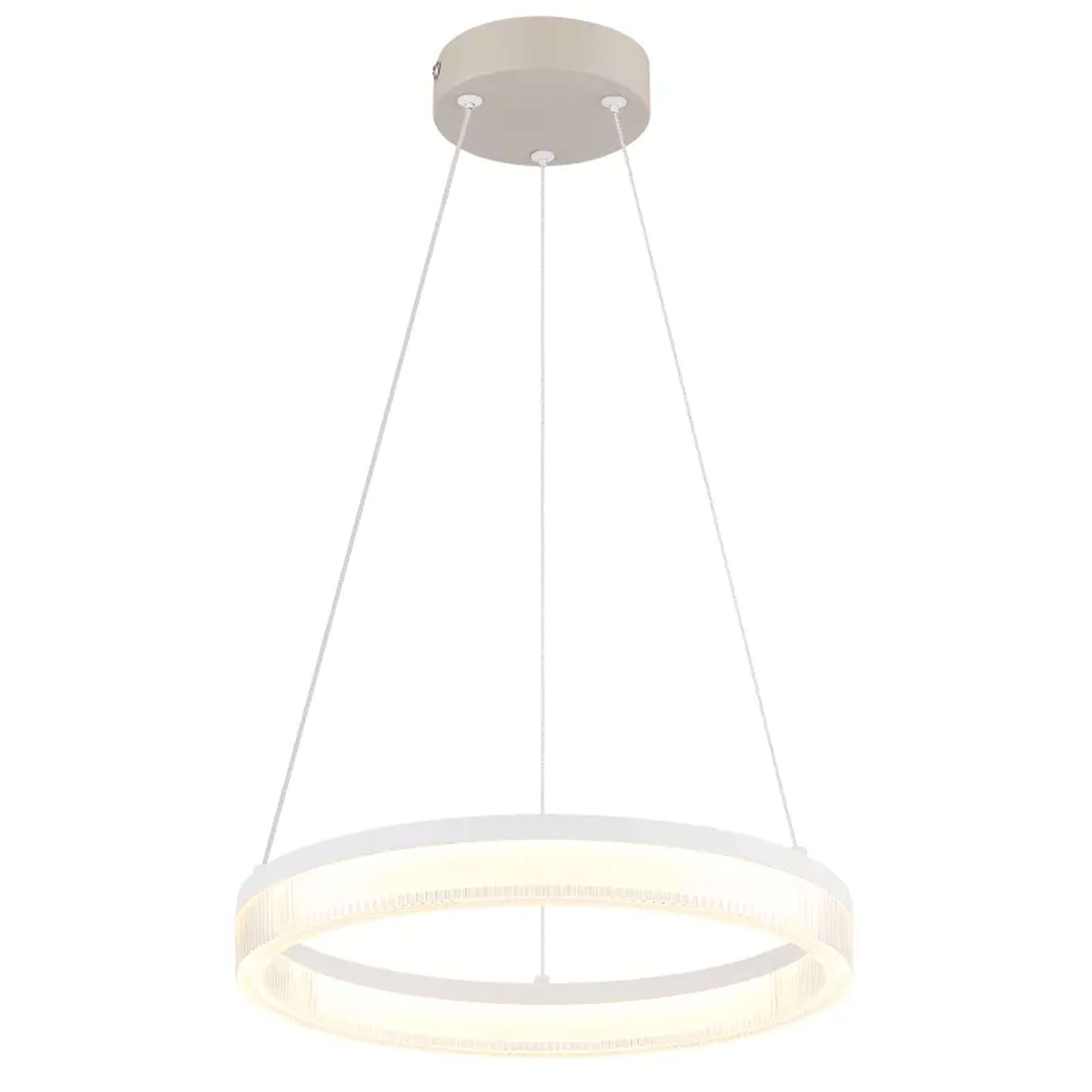 Globo Lighting Marlenne lampe suspendue 1x16 W blanc-sable 48046H