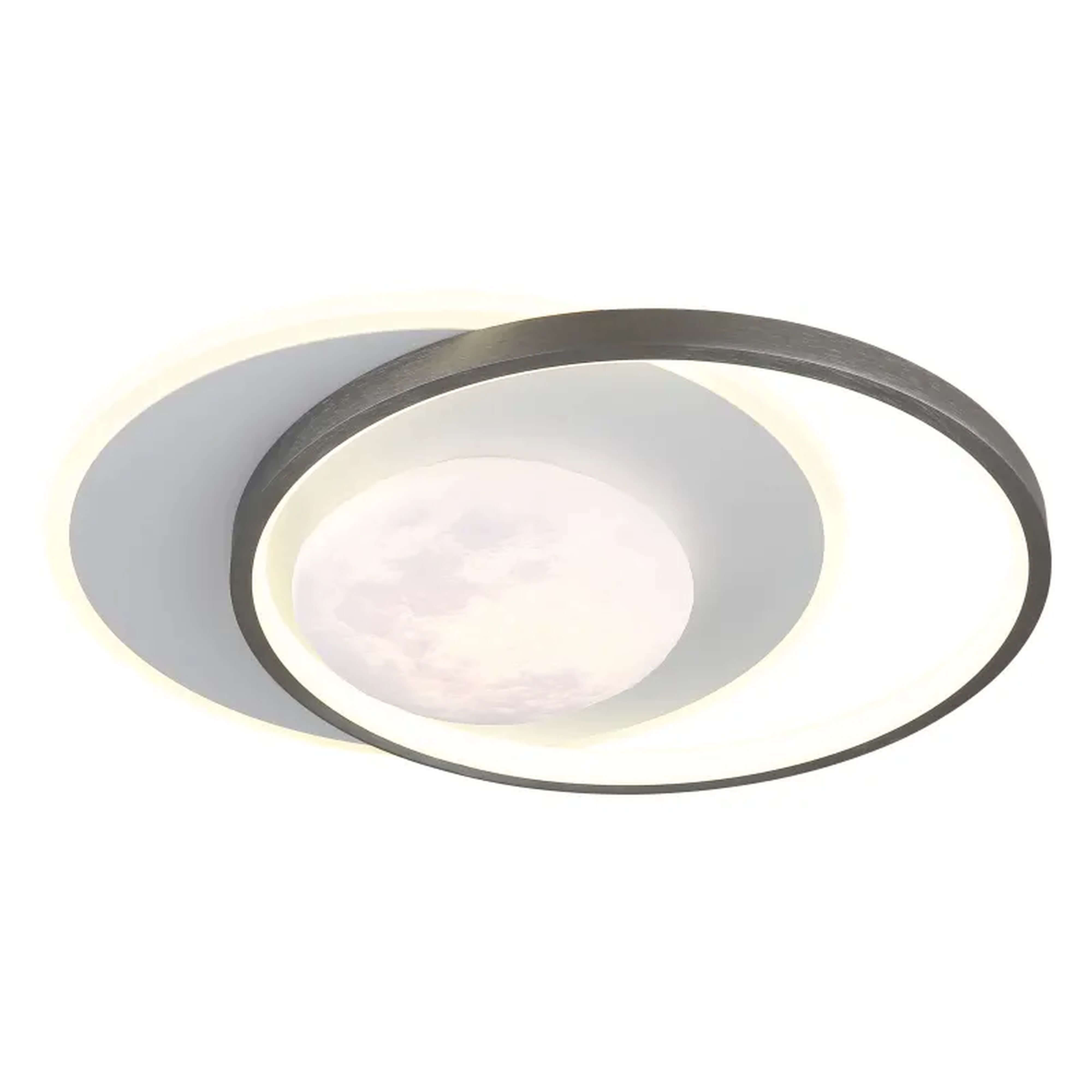 Globo Lighting Moon plafonnier 2x30 W blanc-noir 41785