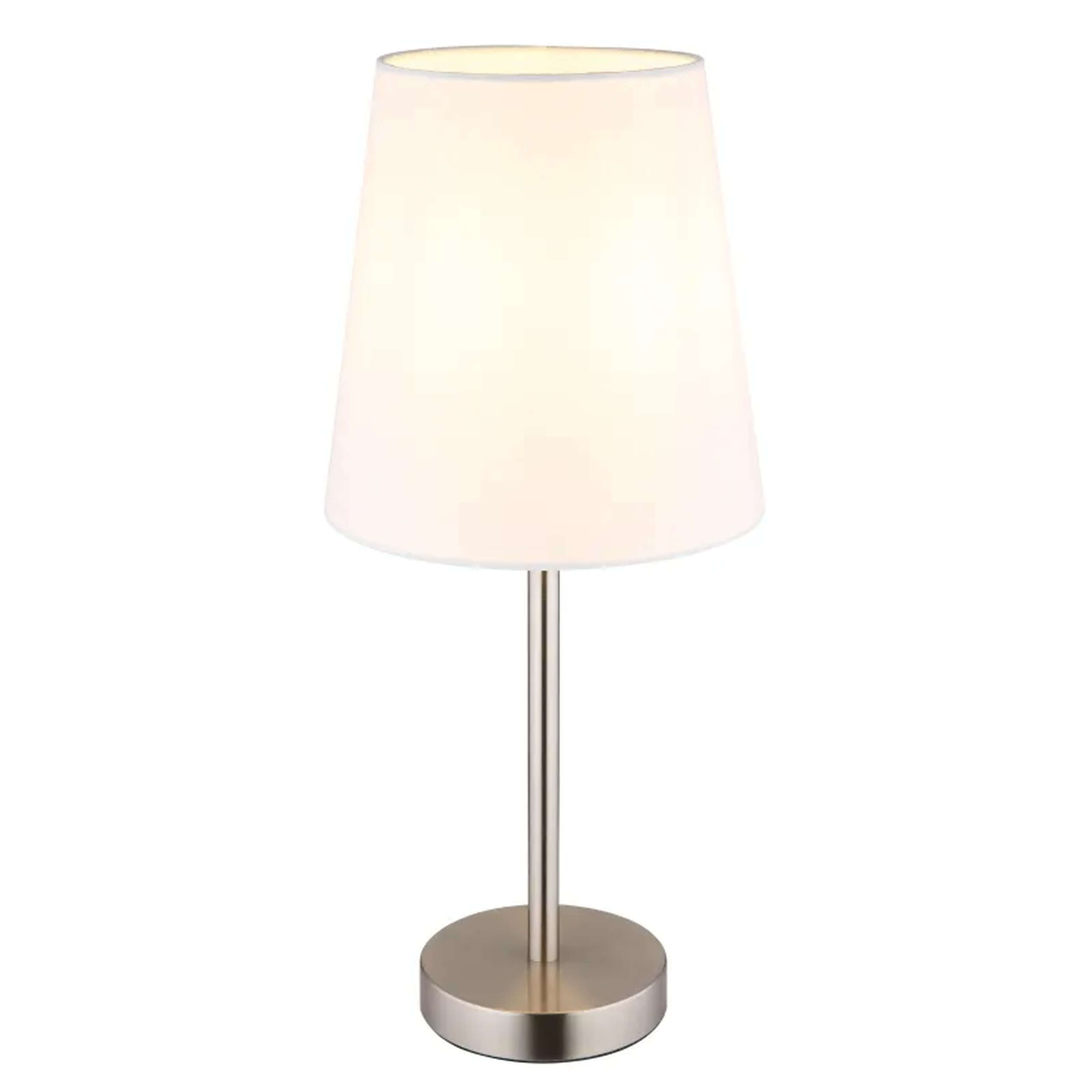 Globo Lighting Joris lampe de table 1x25 W blanc-nickel 50100101