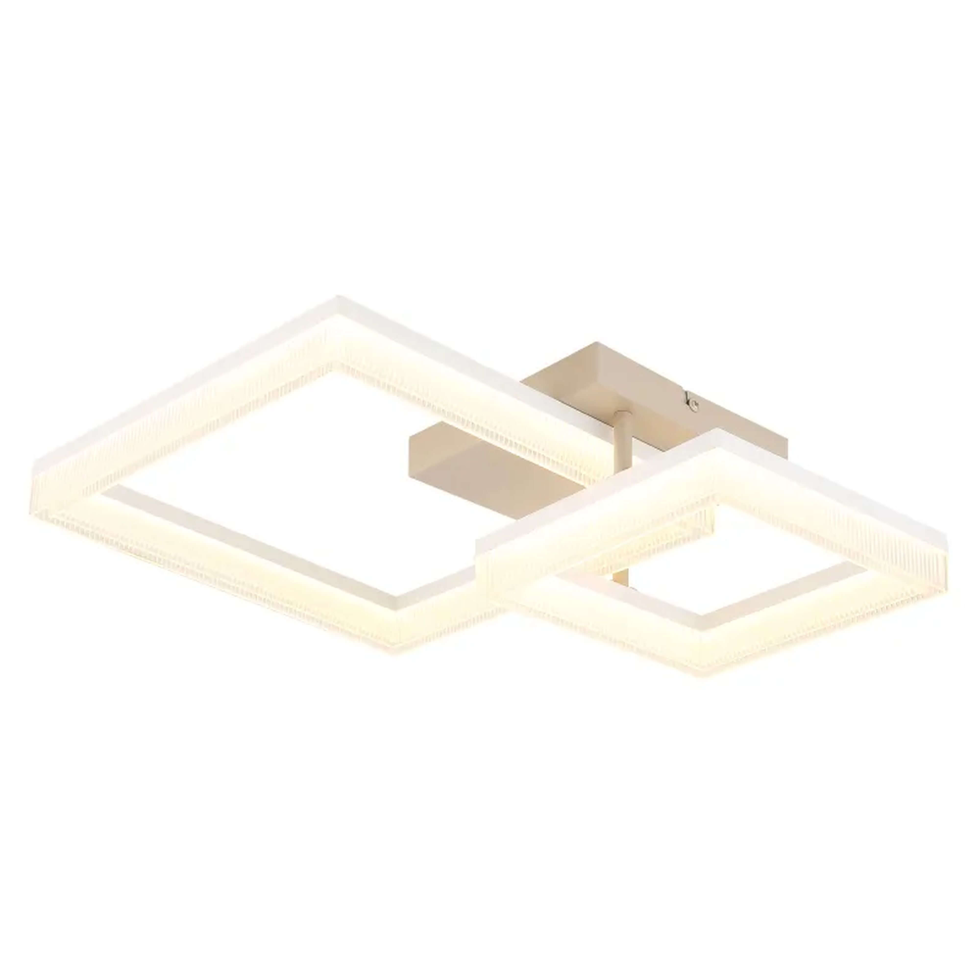 Globo Lighting Zara plafonnier 1x24 W blanc-sable 48047D