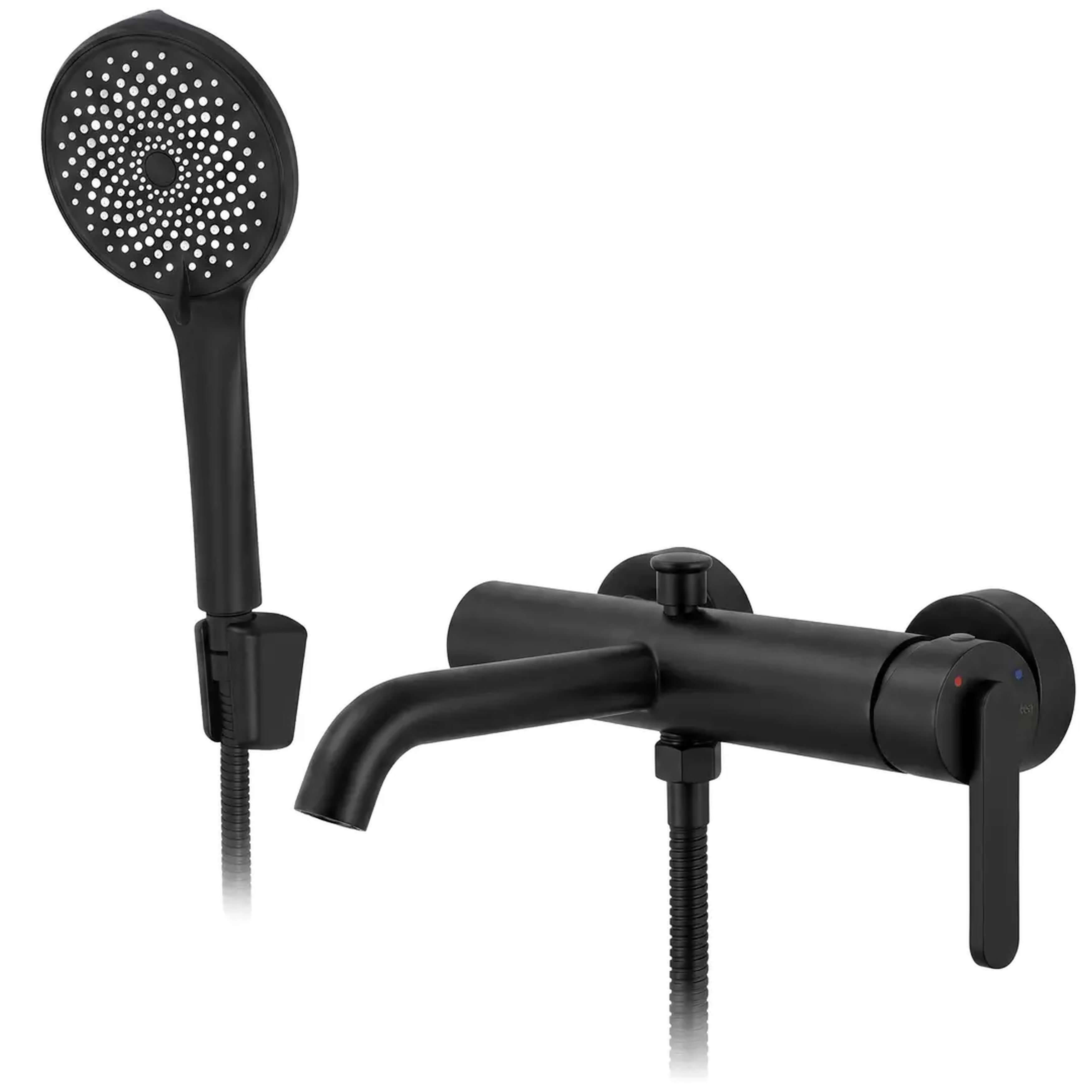 Rea Ontario Side mitigeur bain-douche murale noir REA-B6540