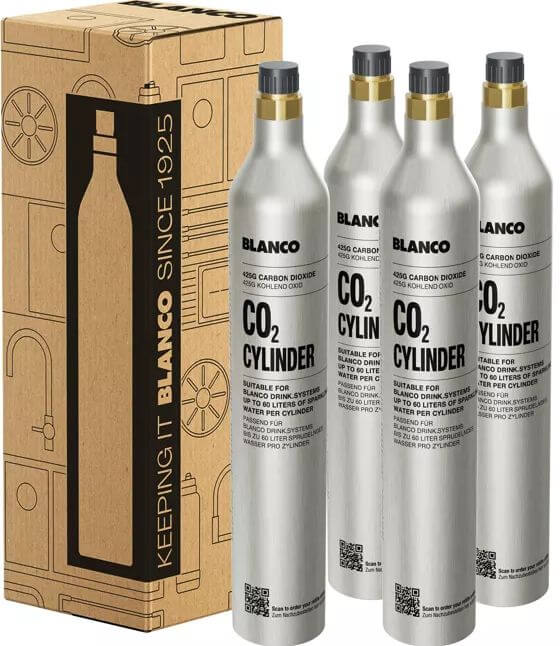 Blanco Soda kit de 4 bouteilles de co2 526138
