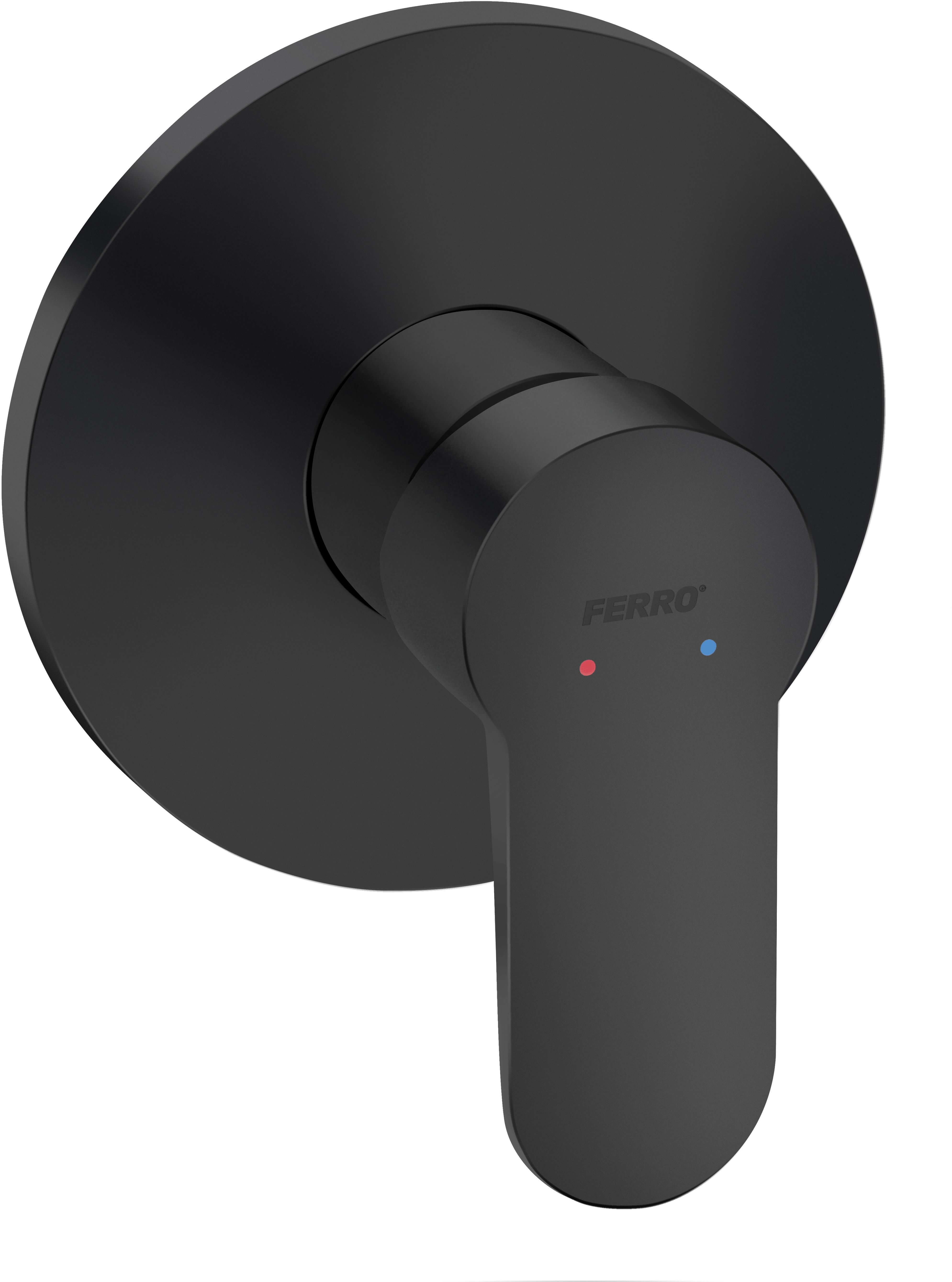 Ferro Nostris mitigeur de douche encastrée noir BNS7PABL