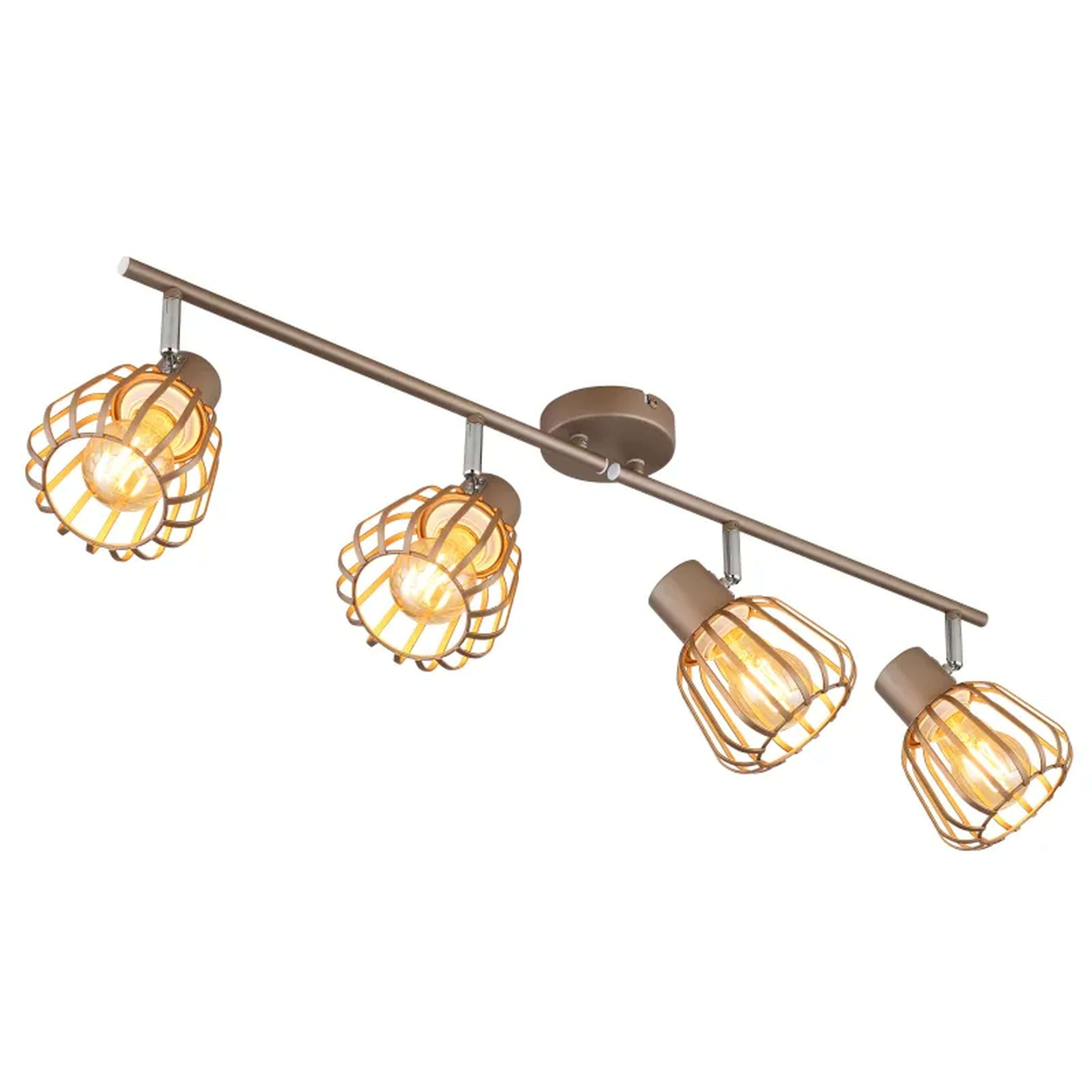 Globo Lighting Olin plafonnier 4x40 W marron 54663-4