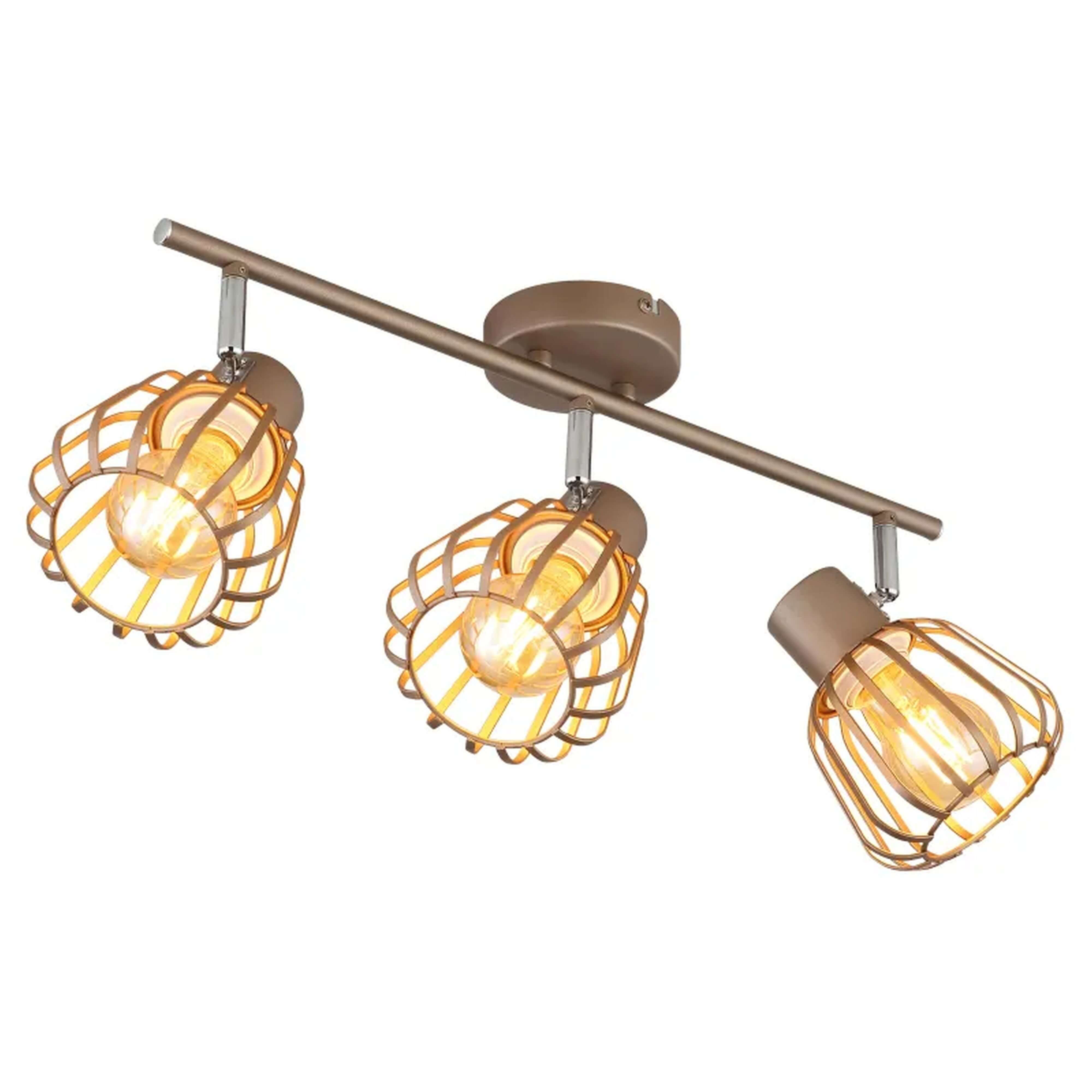 Globo Lighting Olin plafonnier 3x40 W marron 54663-3