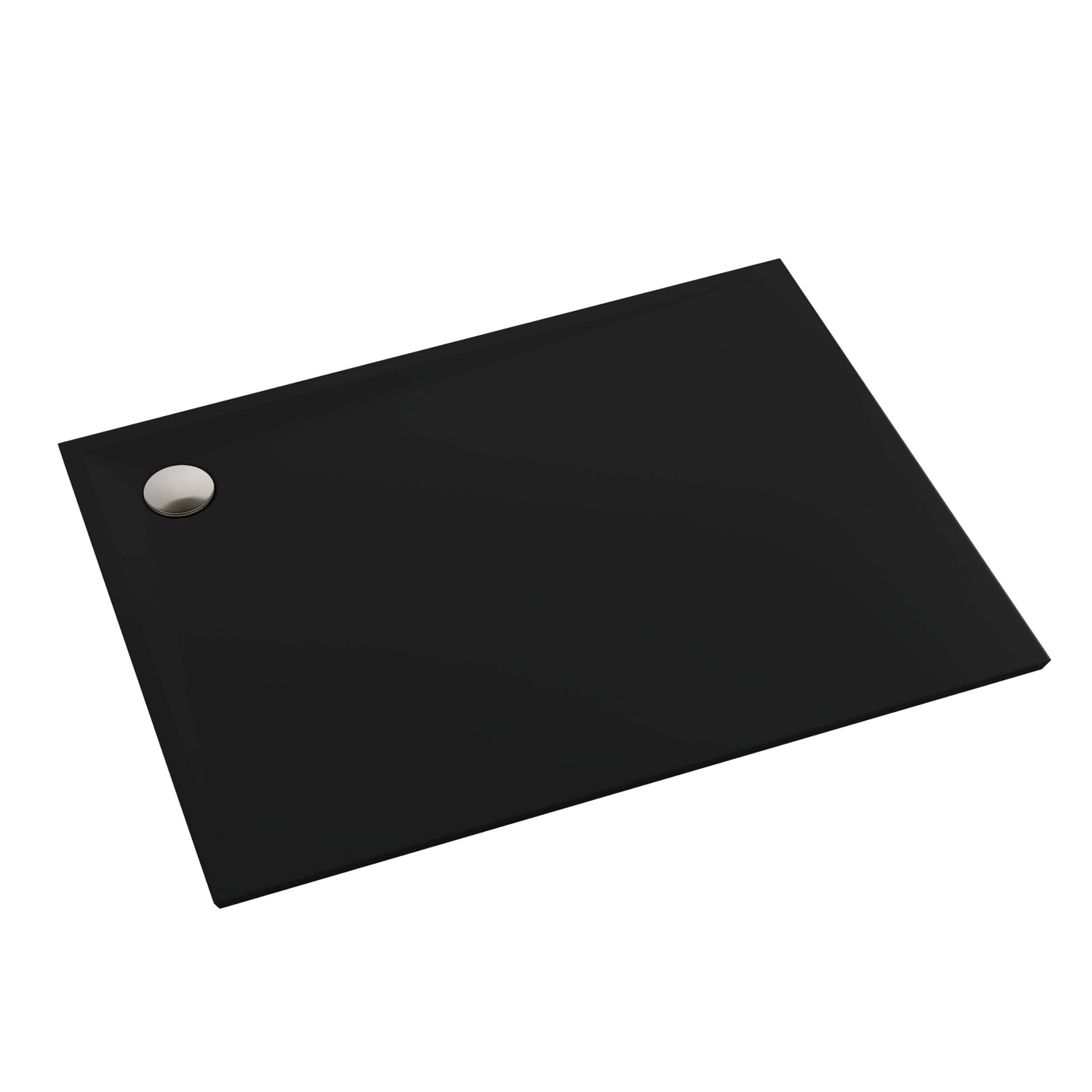 Schedpol Etrusco Black Mat receveur de douche rectangulaire 160x90 cm noir 3.476/C/MG