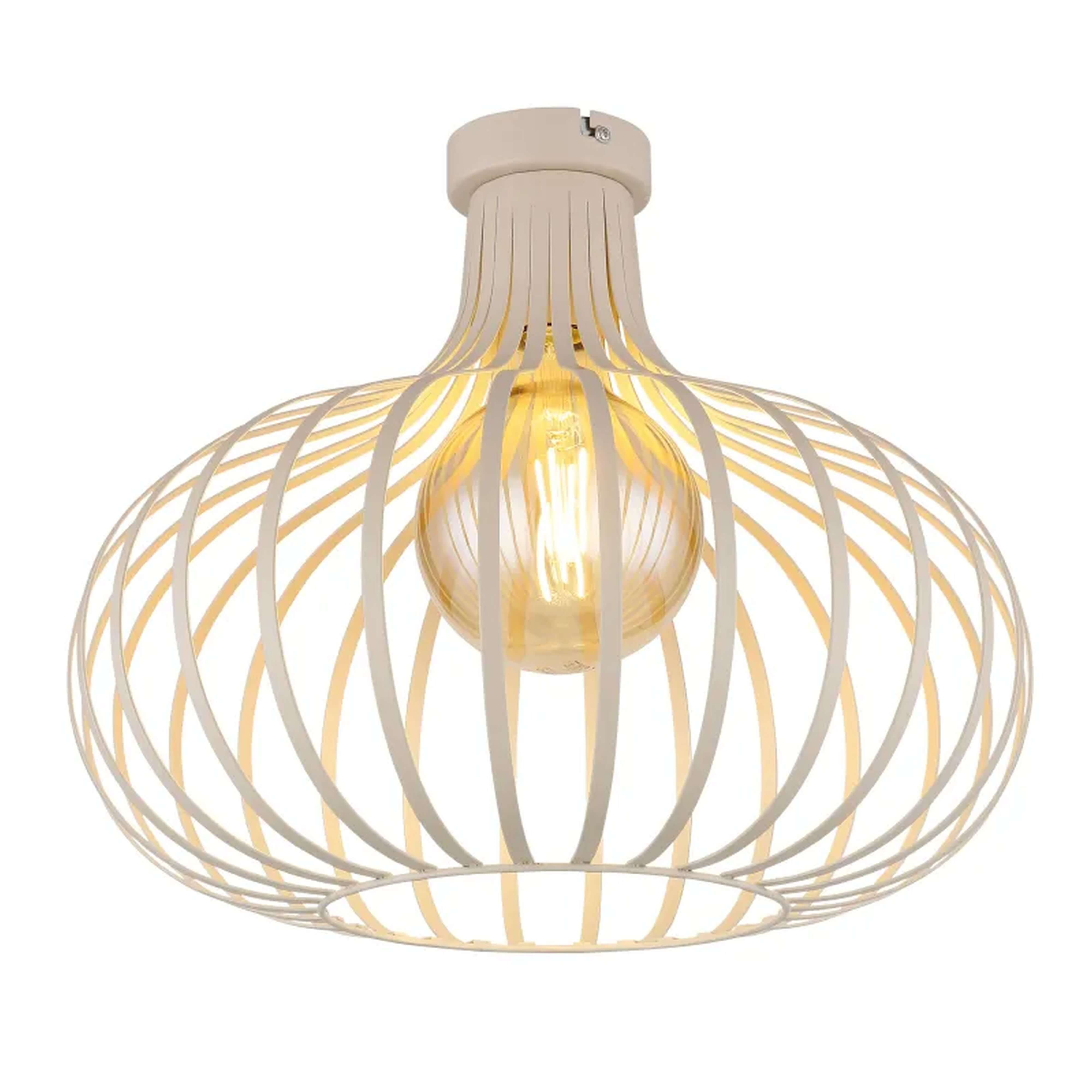 Globo Lighting Mateo plafonnier 1x60 W crème 63370119