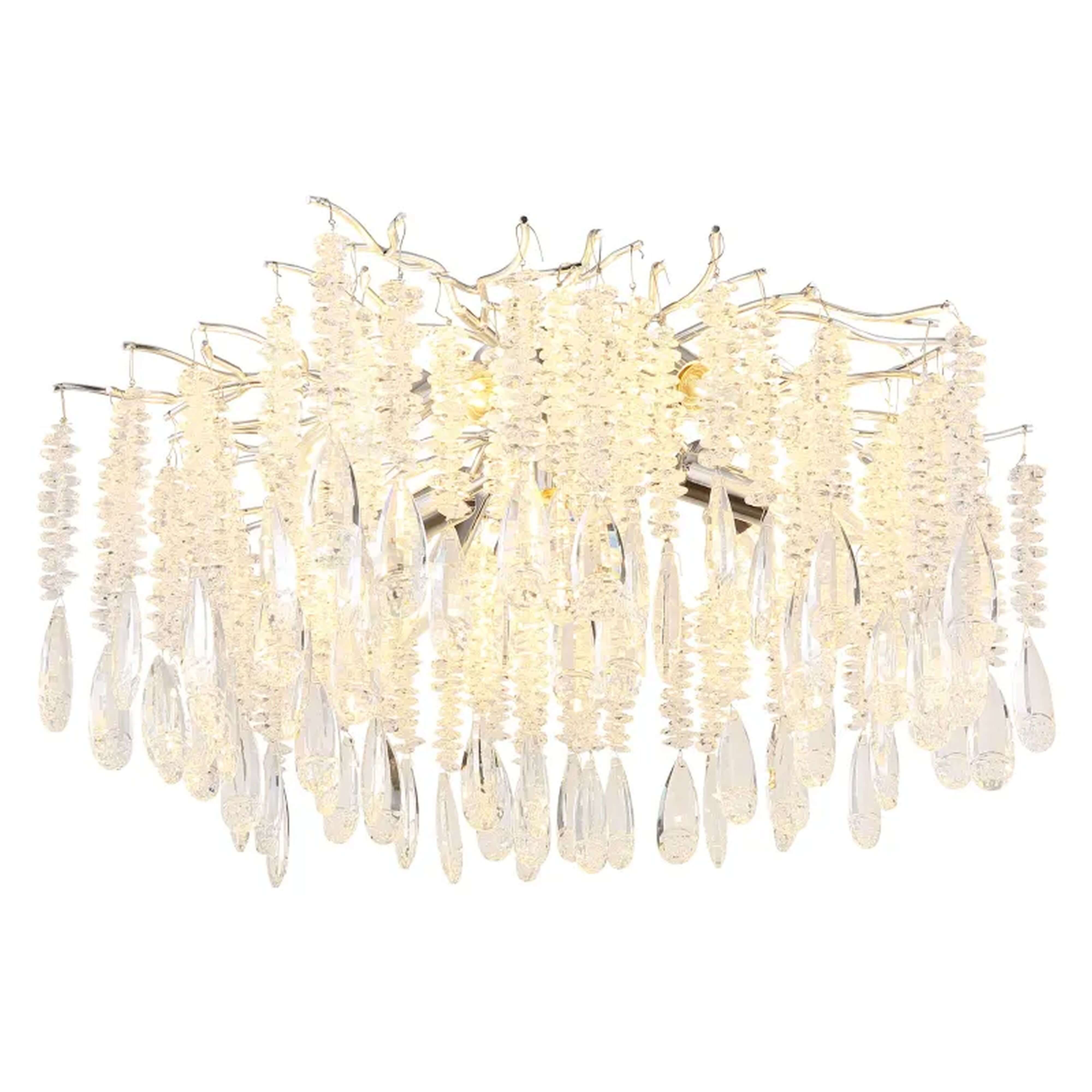 Globo Lighting Kinga plafonnier x40 W transparent-argenté 64141D