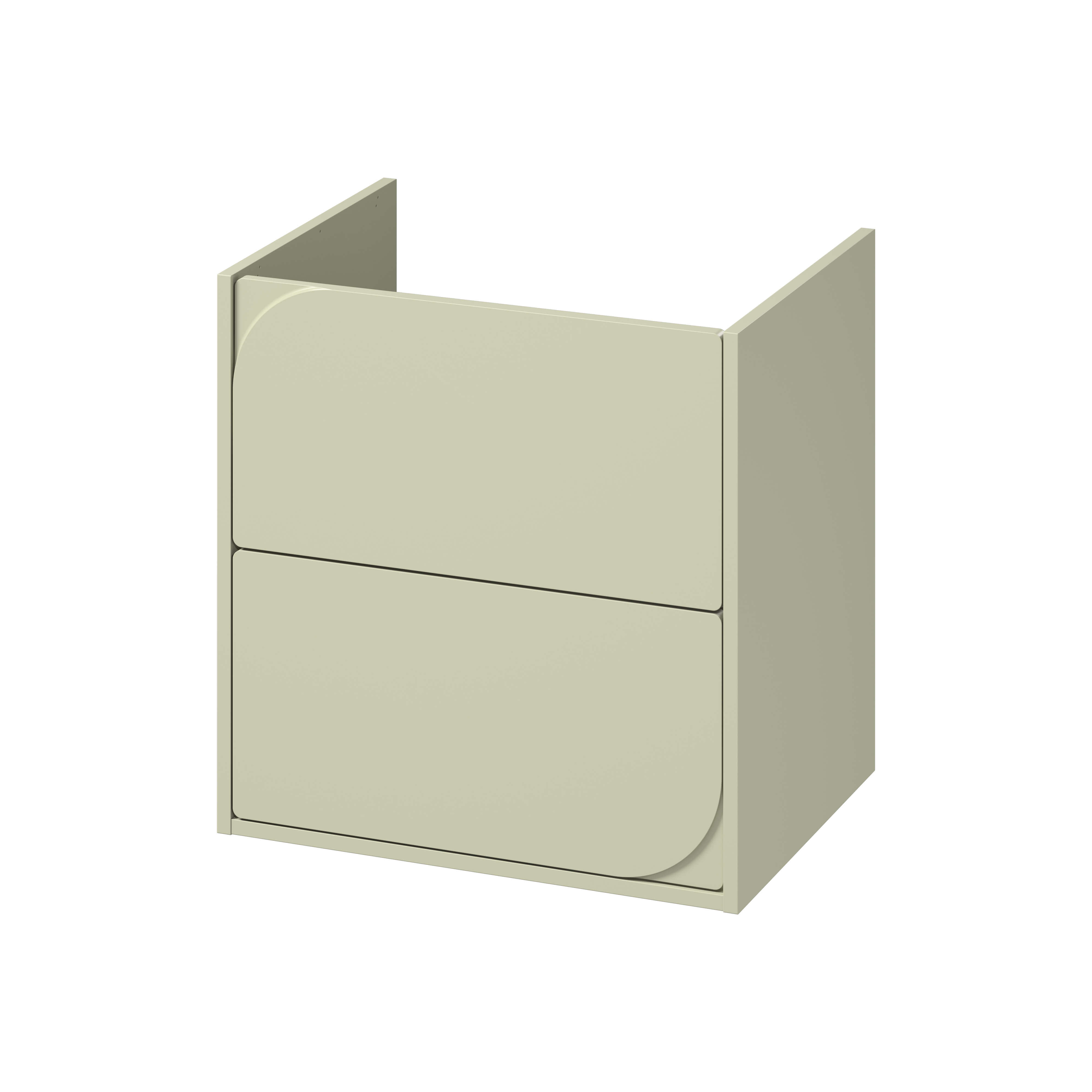 Cersanit Crea II armoire 59.4x44.7x62.1 cm sous-lavabo suspendu vert S1058-030