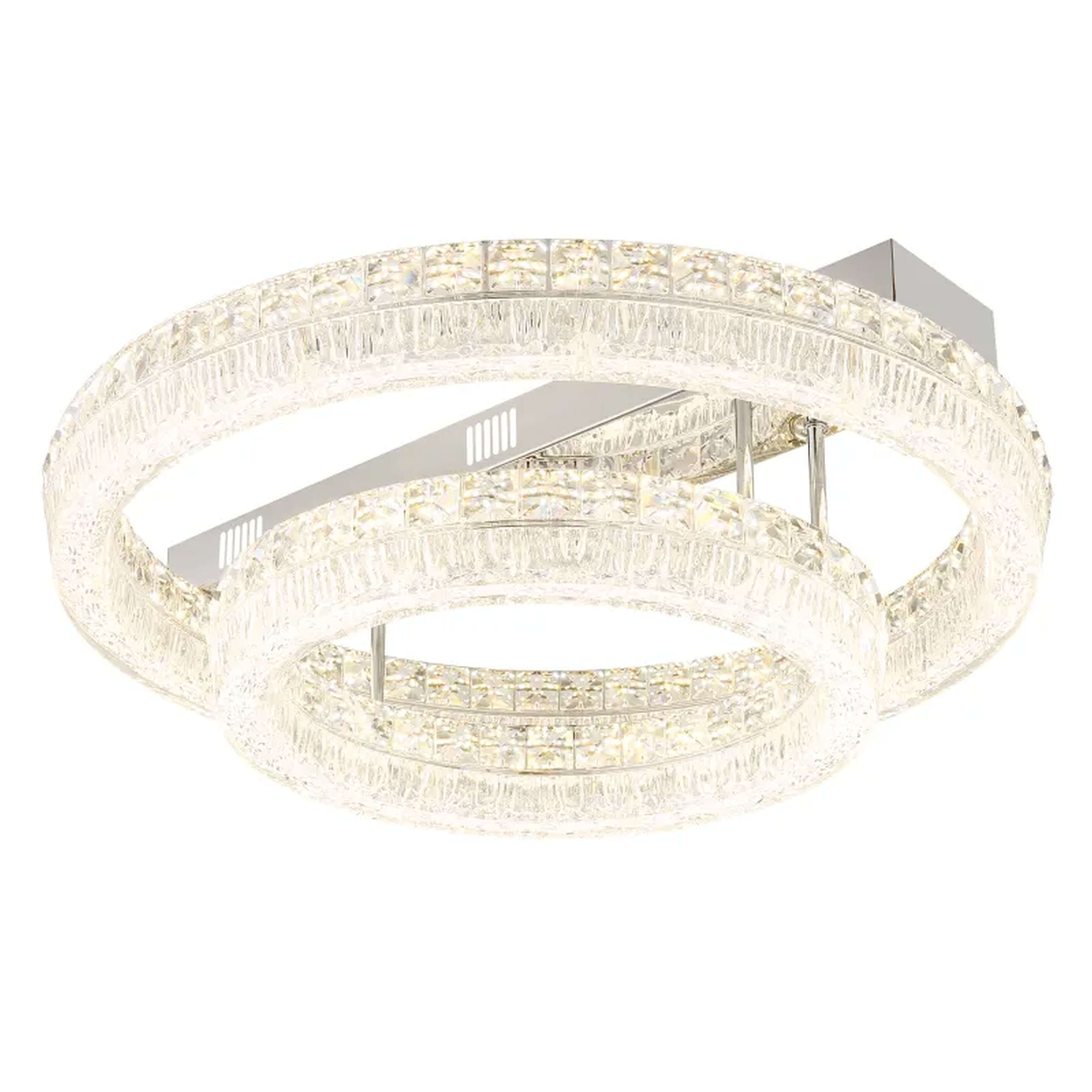 Globo Lighting Laurel plafonnier 2x60 W chrome-transparent 67387-60D