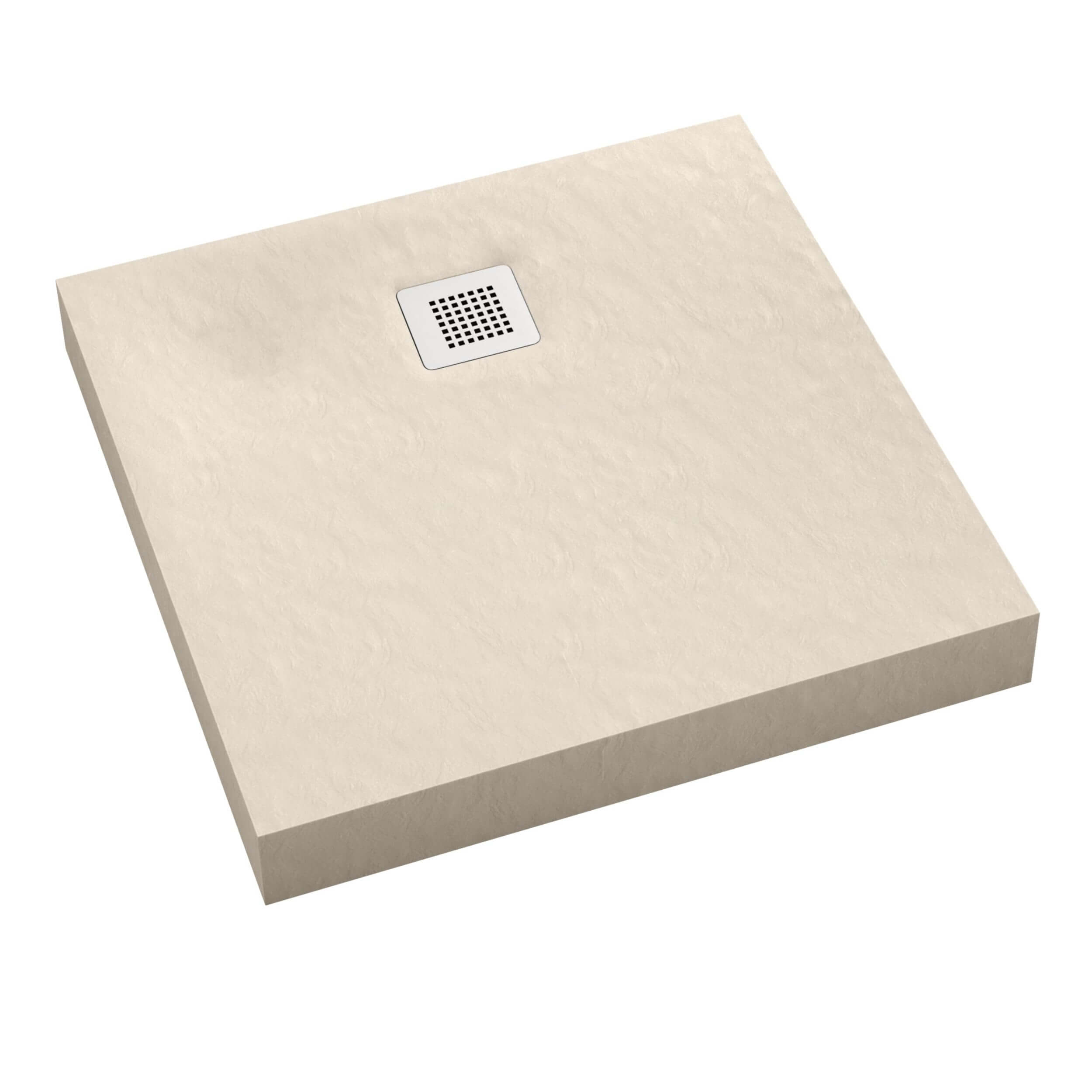 Schedpol New Horizons Cashmere Stone receveur de douche carré 80x80 cm beige 3.3400/PK/ST-M2