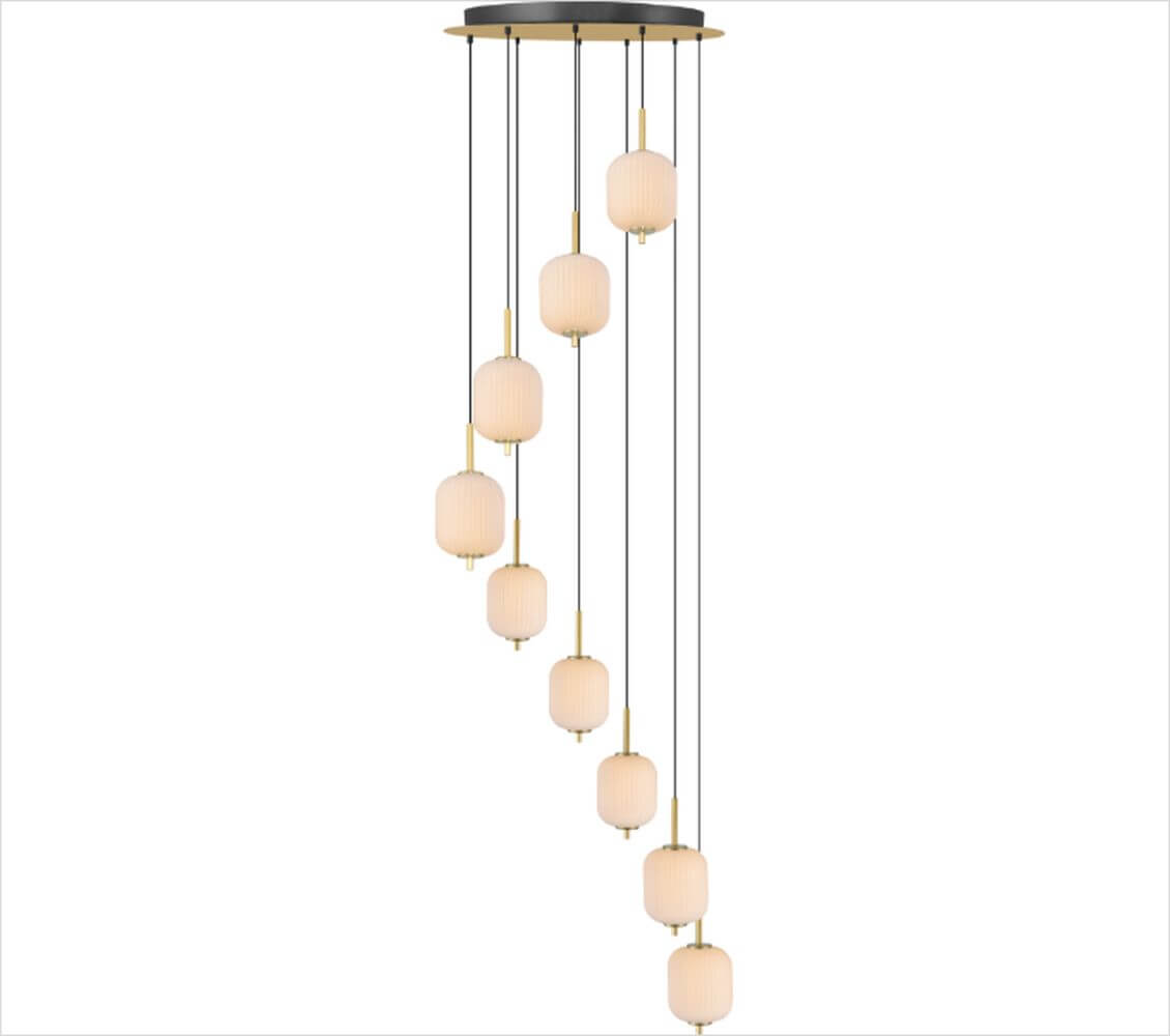 Zuma Line Akari lampe suspendue x55 W doré DU31288/55W
