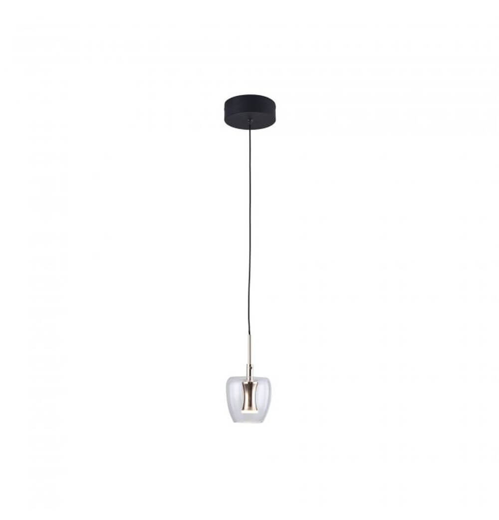 Zuma Line Nelson lampe suspendue 1x3 W noir-doré MD2291-1A-3BGN