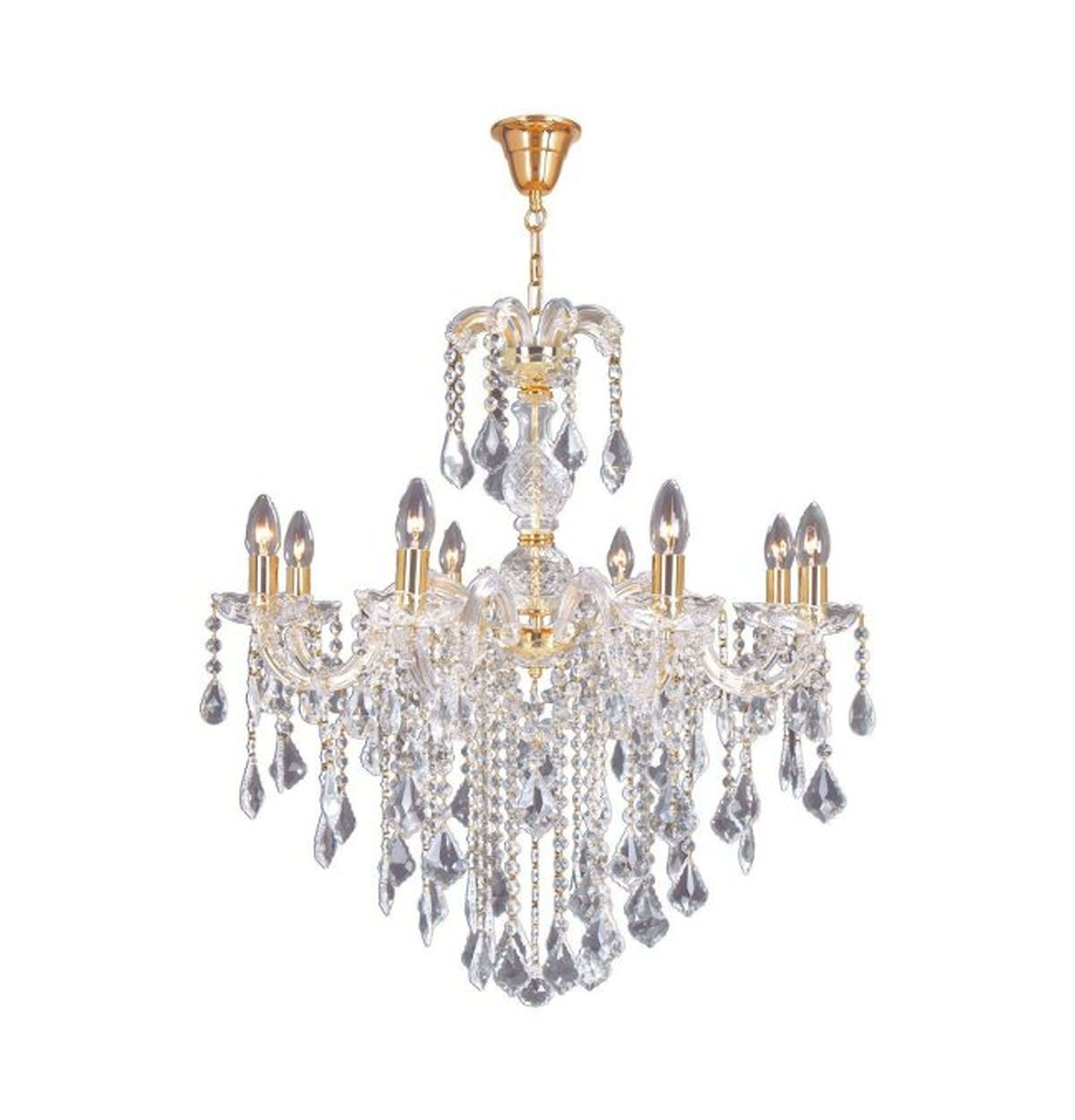 Zuma Line Chateau lampe suspendue x40 W doré-argenté 14004/8-GLD