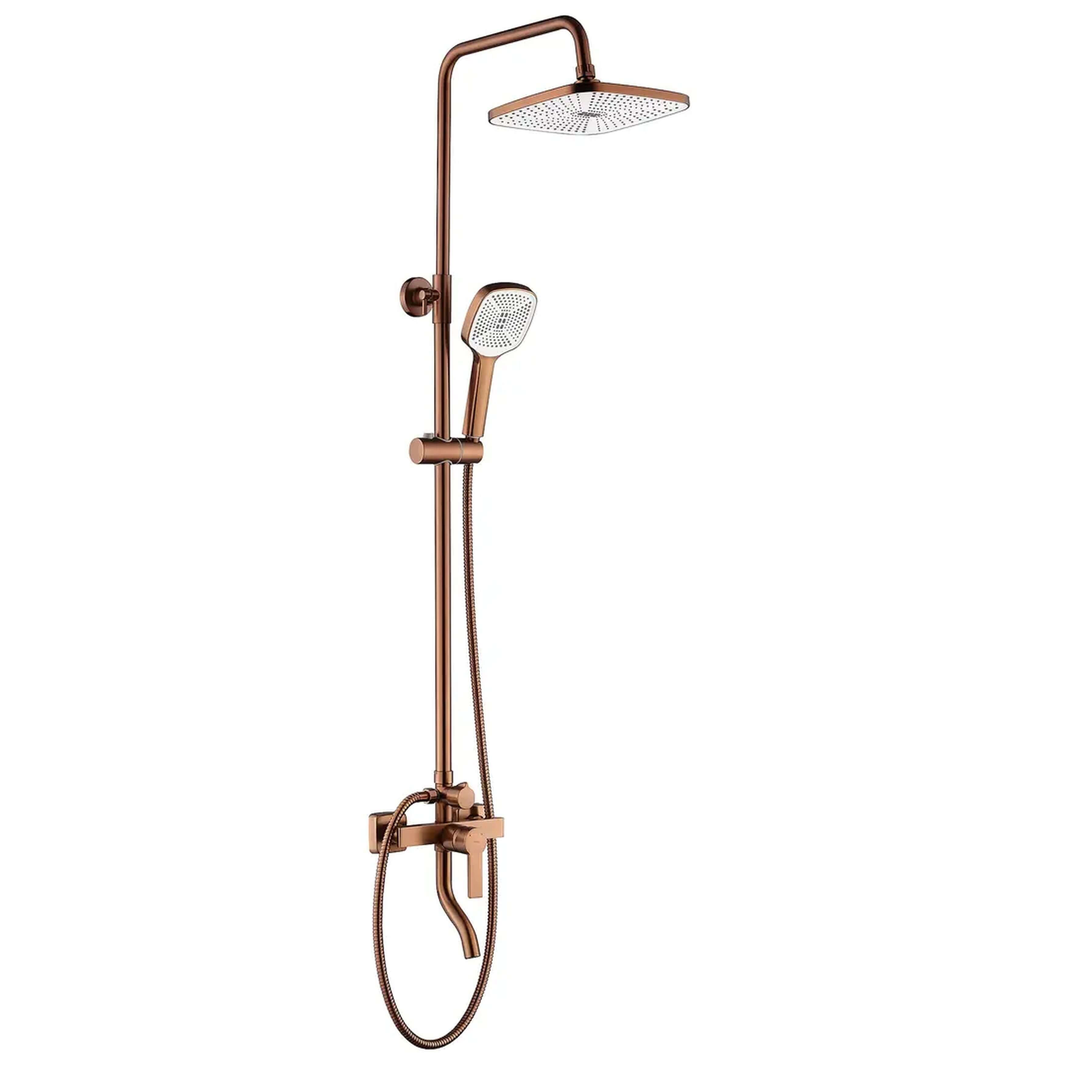 Rea Argus ensemble de douche mural oui cuivre REA-P3001