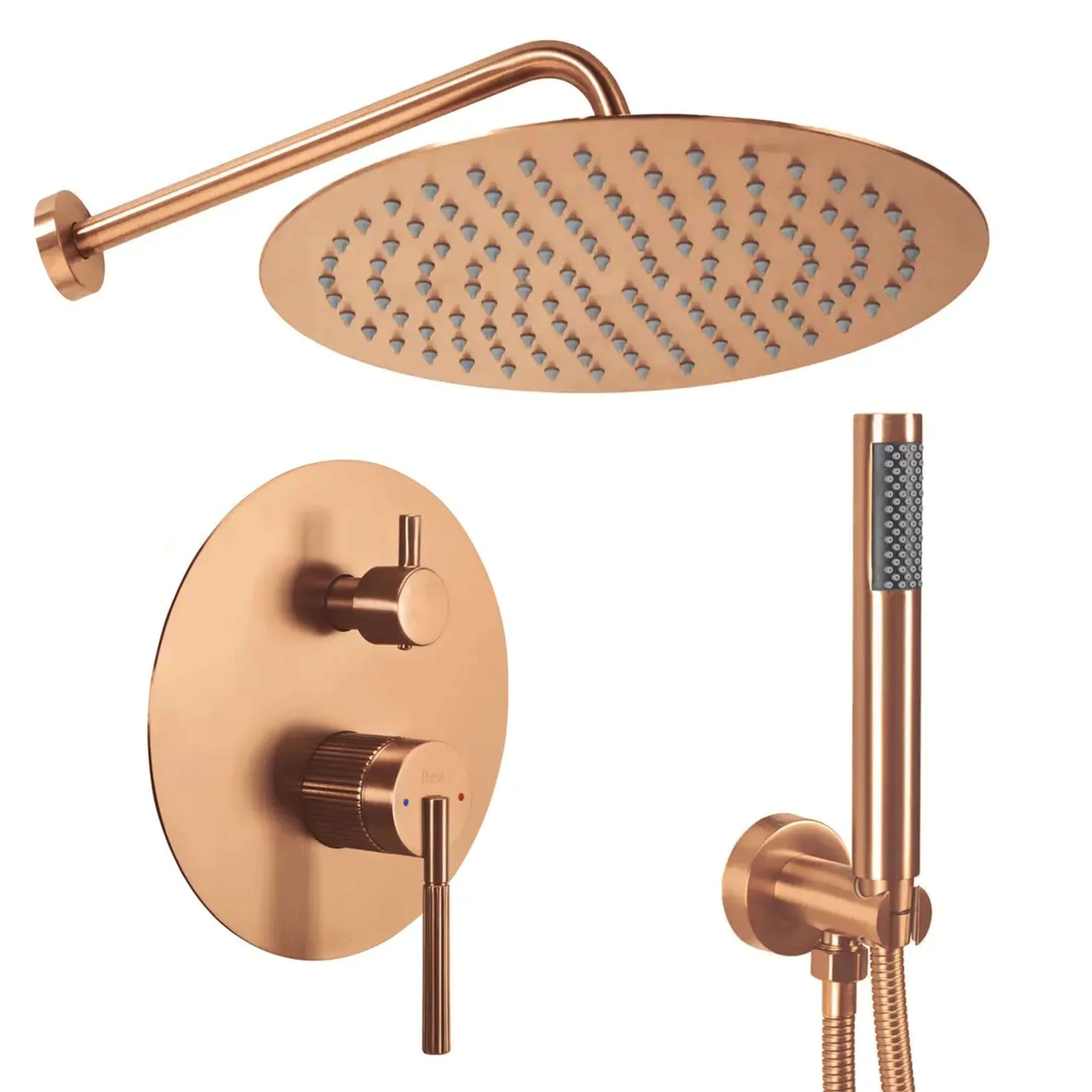 Rea Argon ensemble de douche encastré oui cuivre REA-P4330