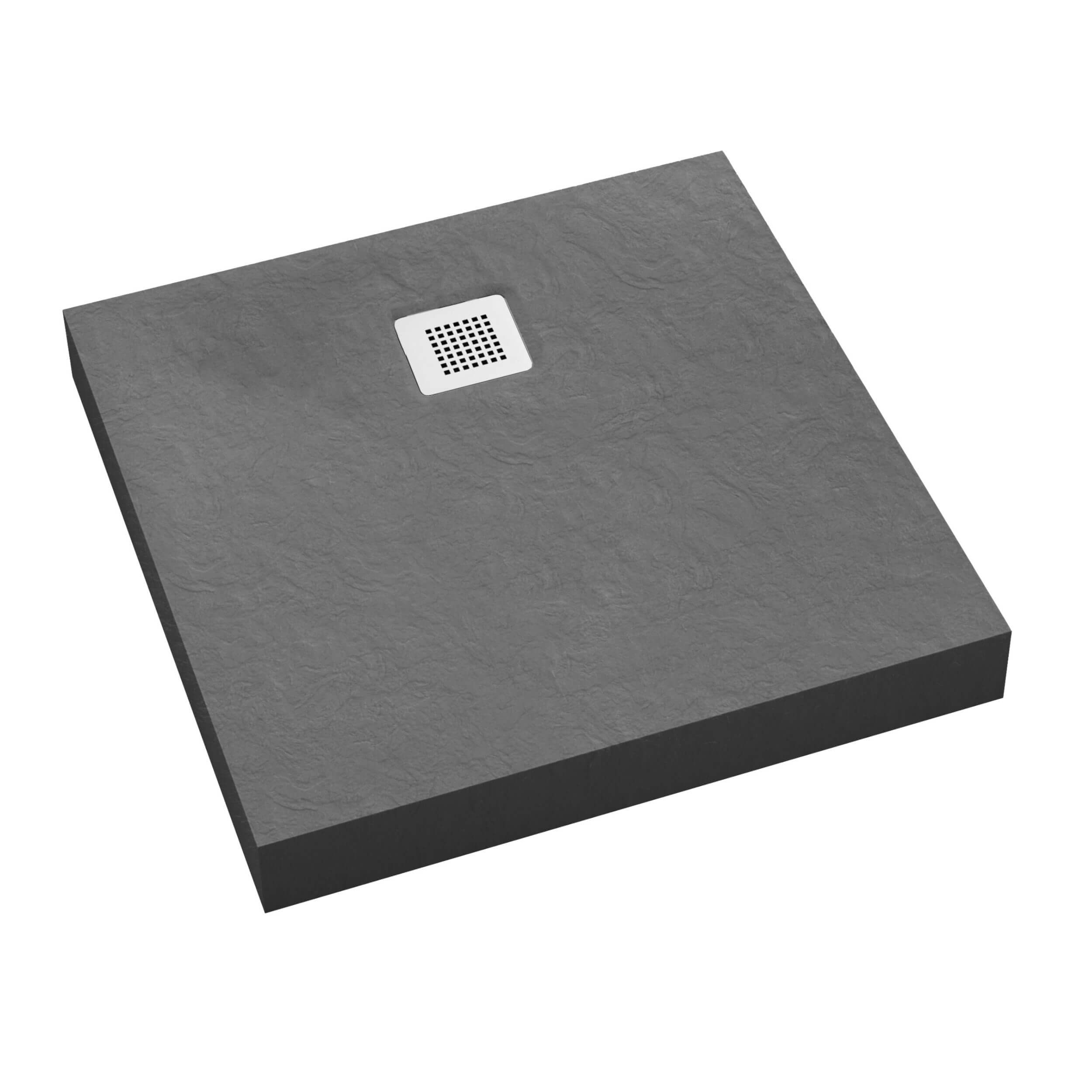 Schedpol New Horizons Grey Stone receveur de douche carré 90x90 cm gris 3.3401/S/ST-M2