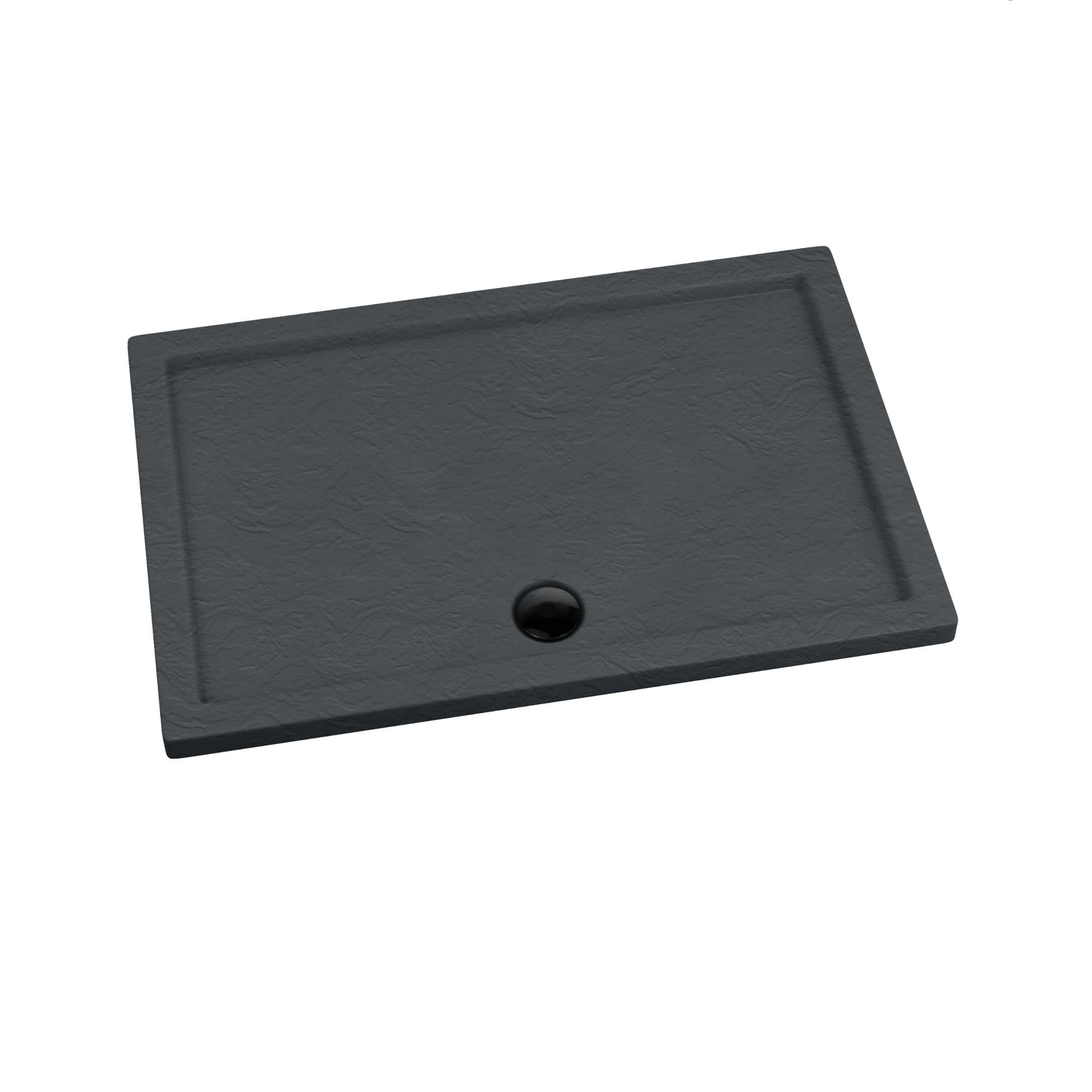 Schedpol Caspar Grey Stone receveur de douche rectangulaire 90x80 cm gris 3.243/S/ST