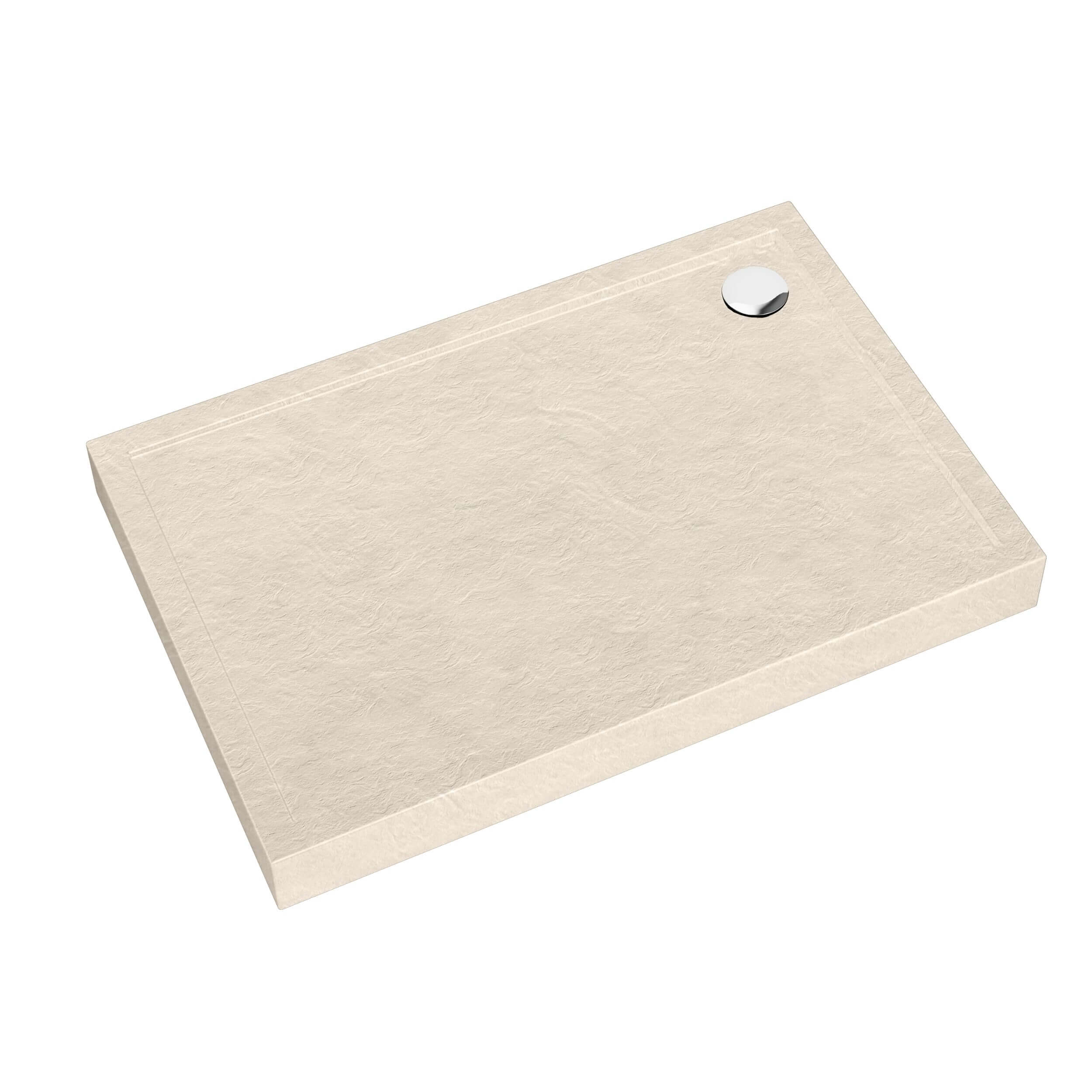 Schedpol Caspar New Cashmere Stone receveur de douche rectangulaire 100x90 cm beige 3.2345/PK/ST