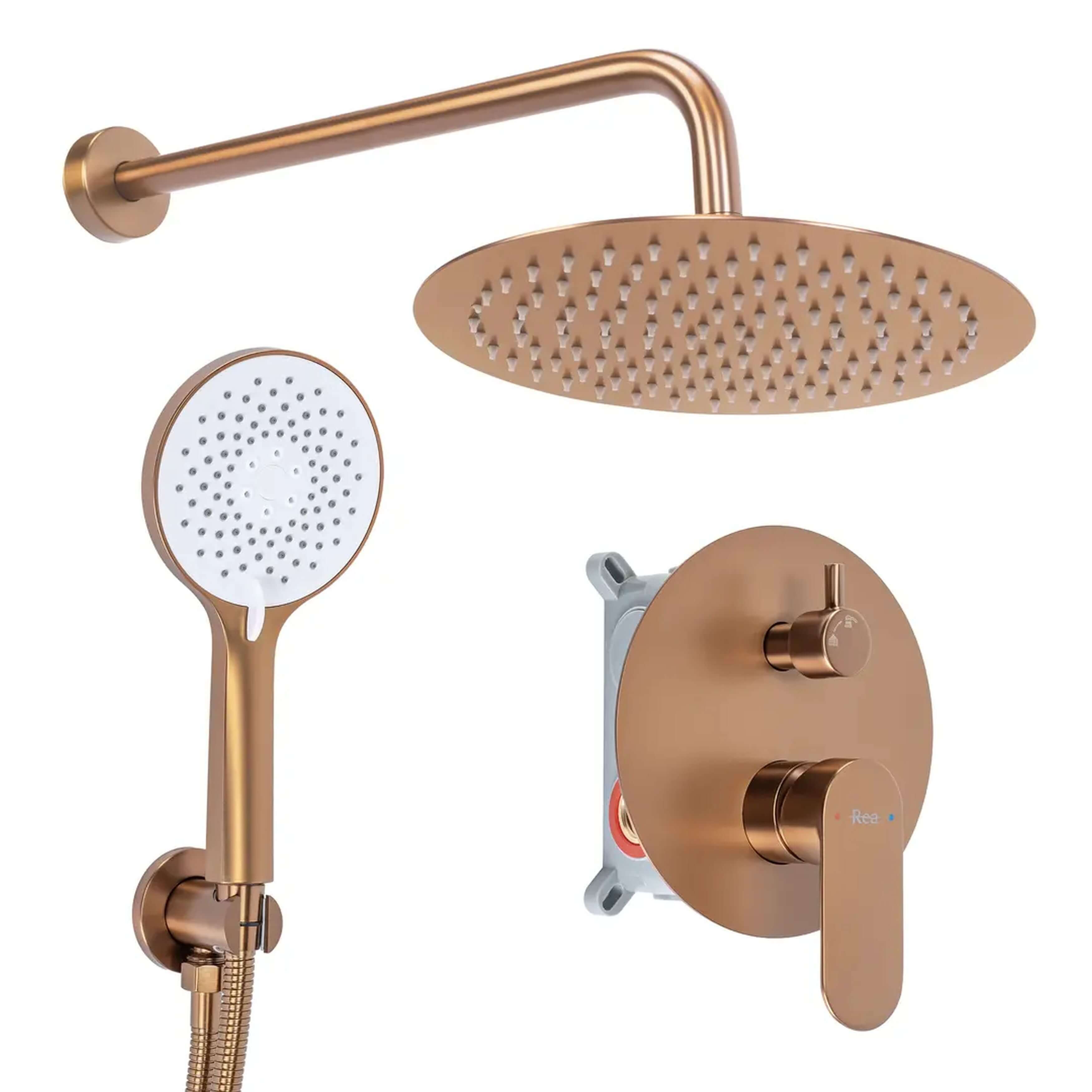Rea Drop ensemble de douche encastré oui cuivre REA-P9660