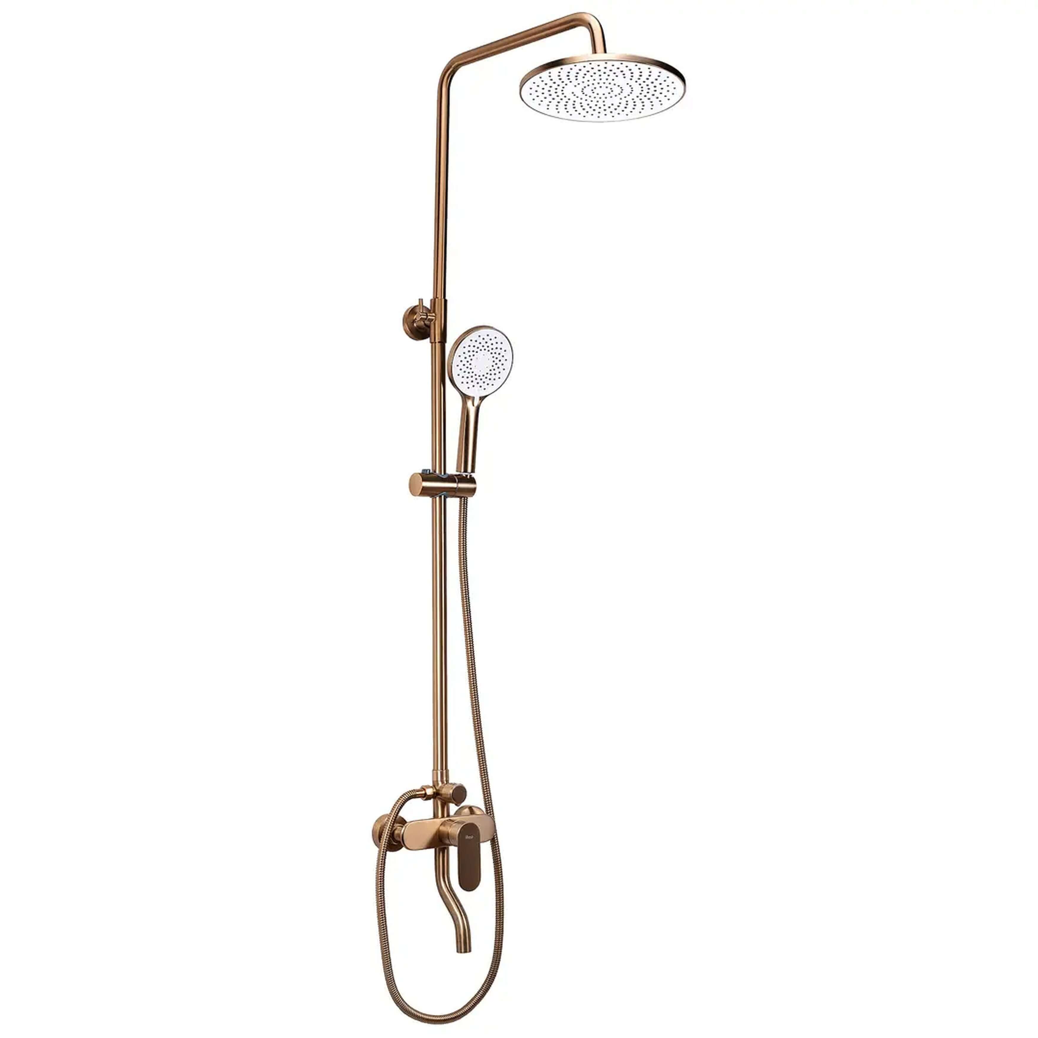Rea Drop ensemble de douche mural oui cuivre REA-P7064