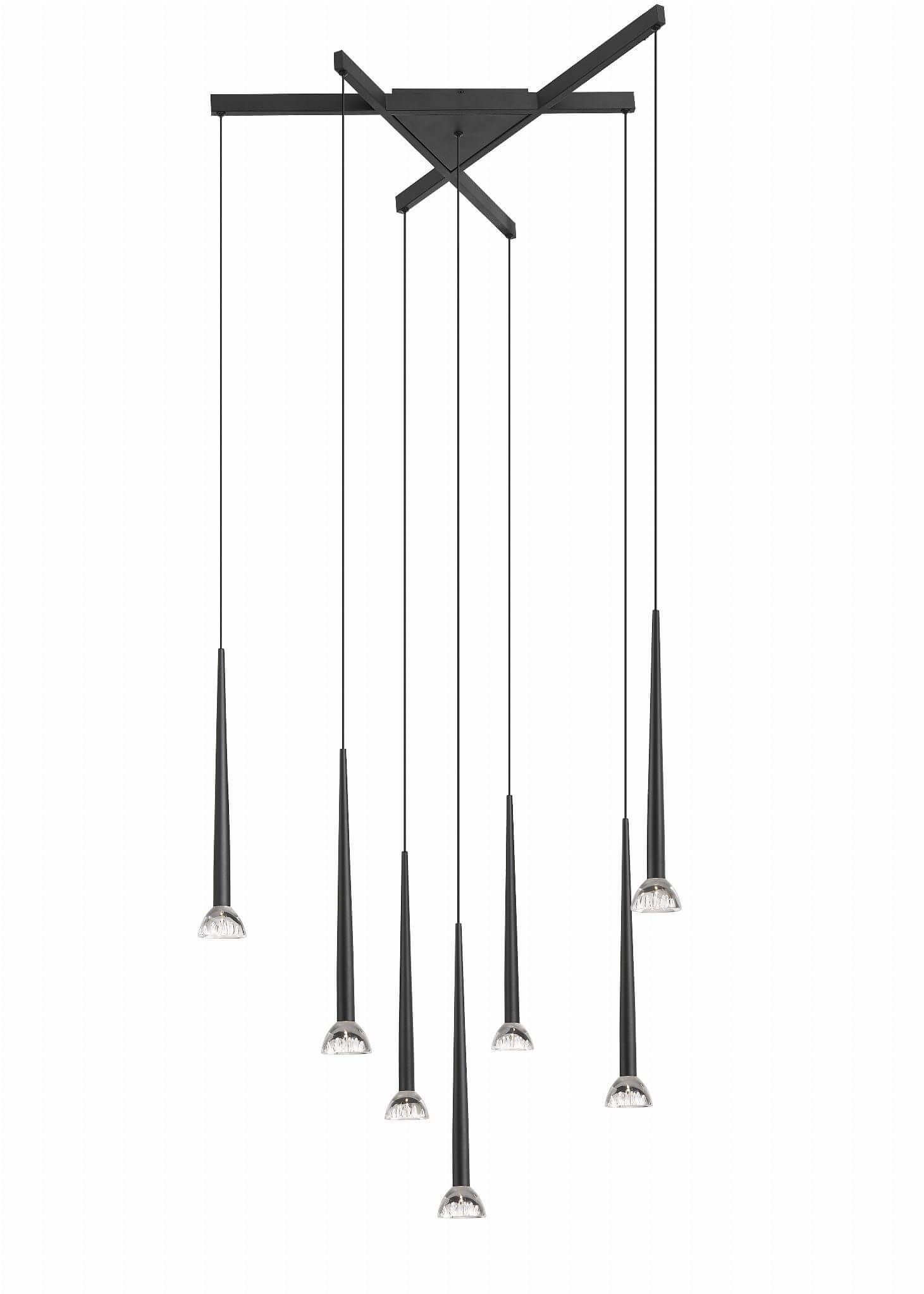 Zuma Line Boston lampe suspendue x42 W noir P0603-07C-P7B1