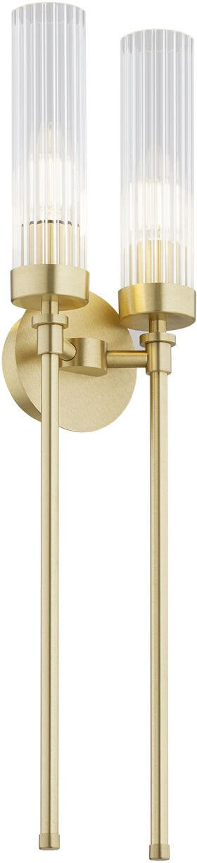 Argon Preston applique murale 2x7 W laiton-transparent 7291