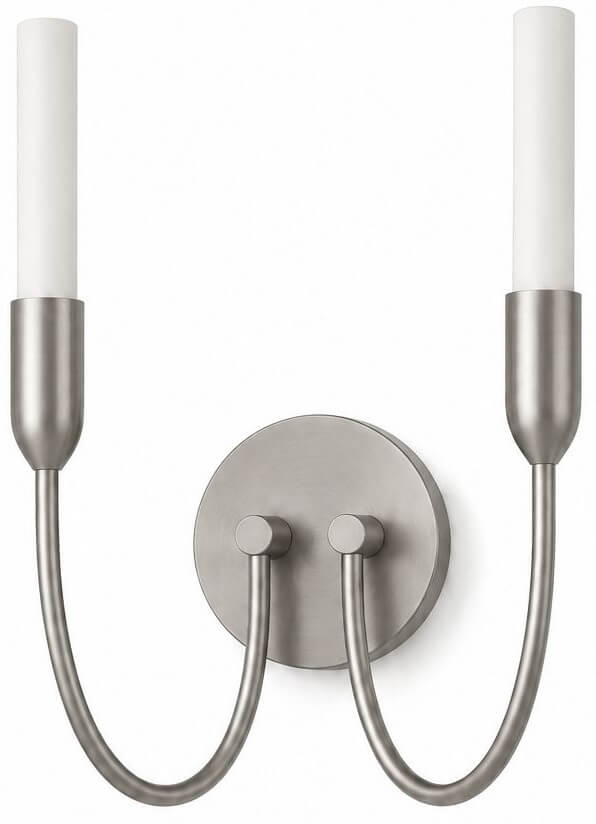 Argon Augustine applique murale 2x6 W blanc-nickel 7306