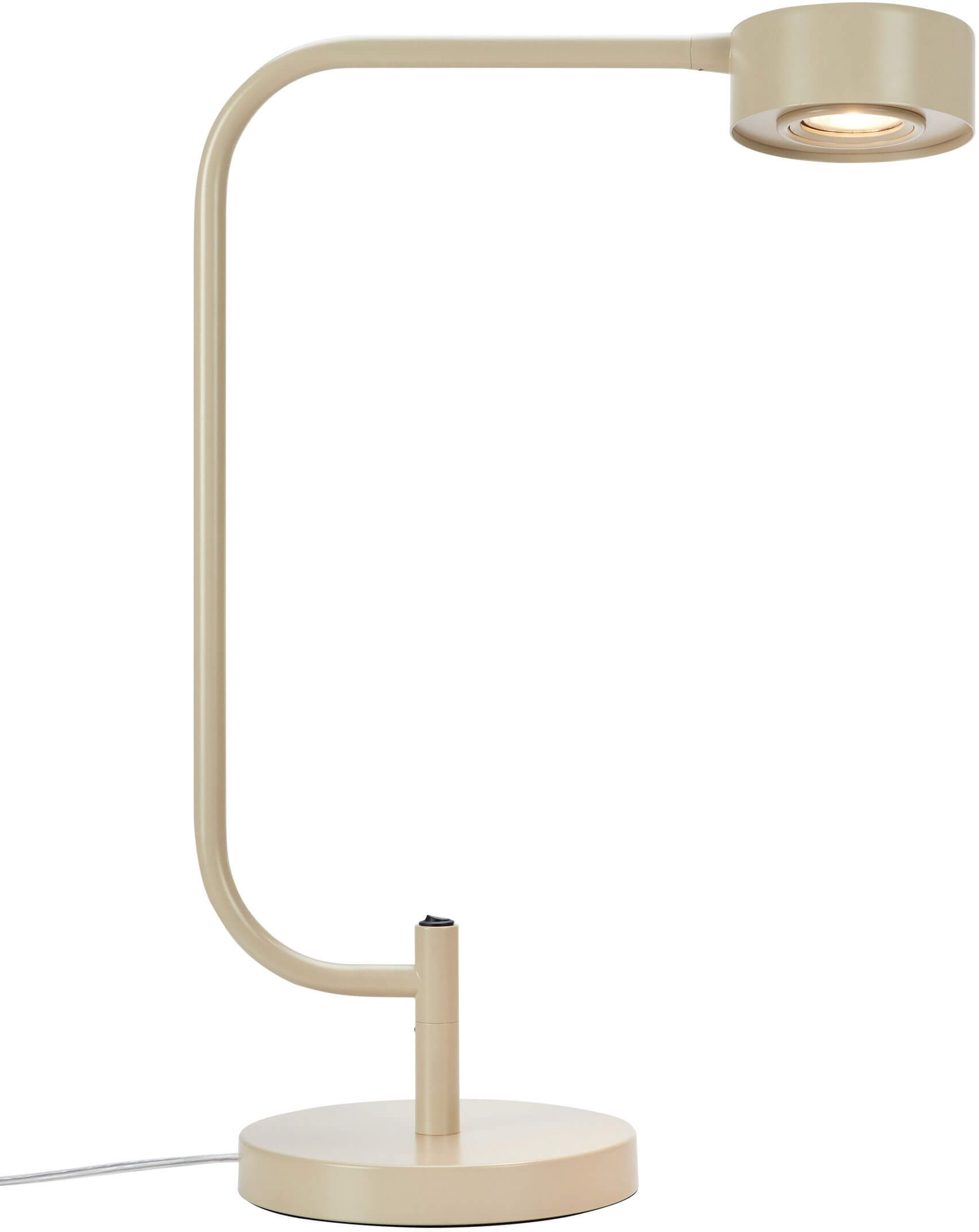 Markslöjd Hugo lampe de bureau 1x4.5 W beige 109174
